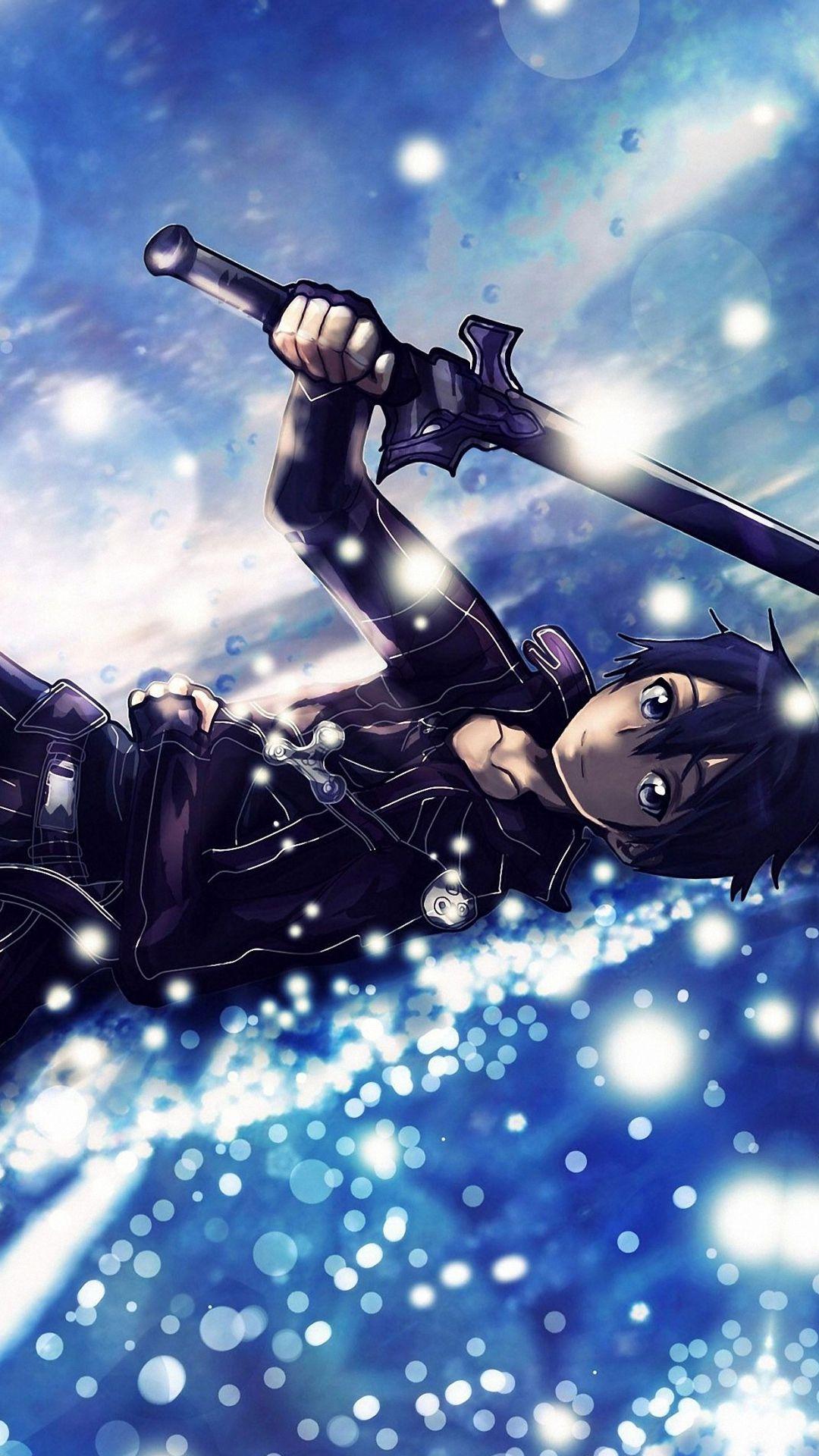 1080x1920 Kirito Art Online iphone 6s plus Wallpaper HD