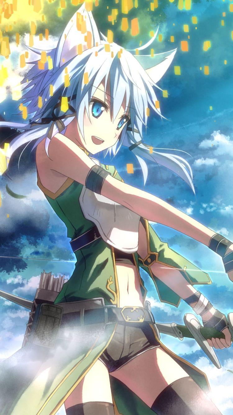 750x1334 Anime Sword Art Online II (750x1334) Wallpaper