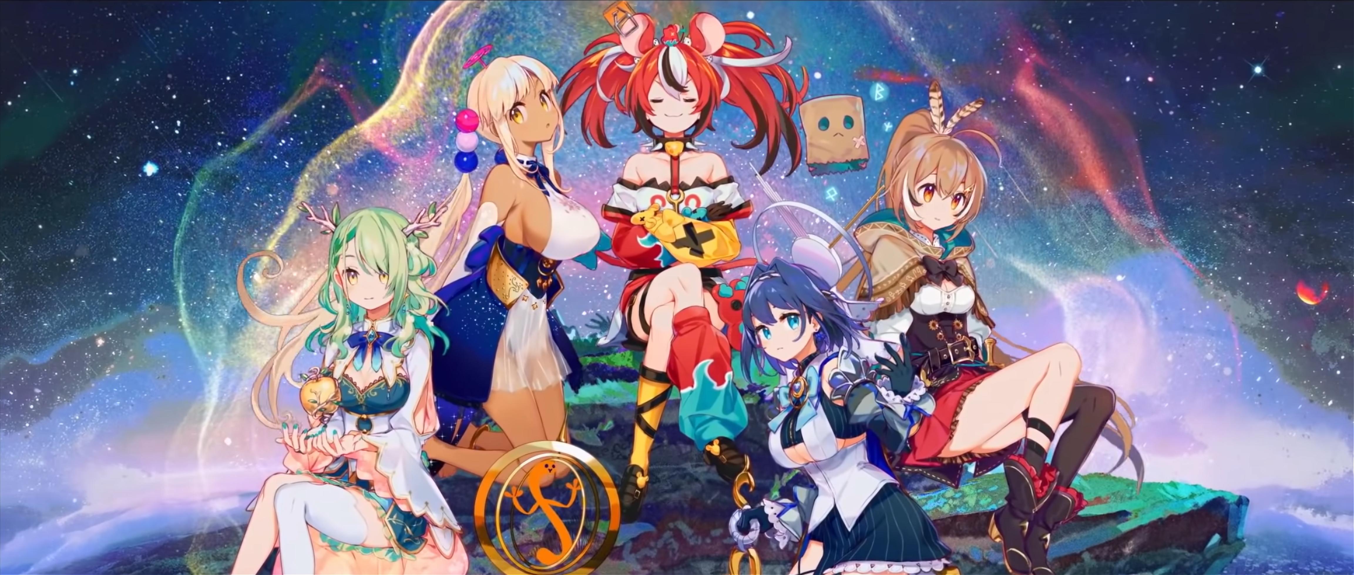 4610x1958 Hololive Council Wallpaper