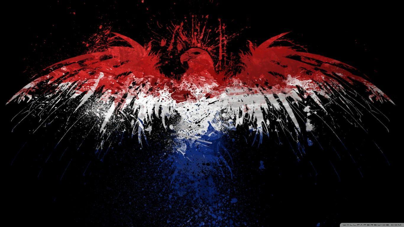 1366x768 Dutch Flag with Eagle ❤ 4K HD Desktop Wallpaper for 4K Ultra HD TV