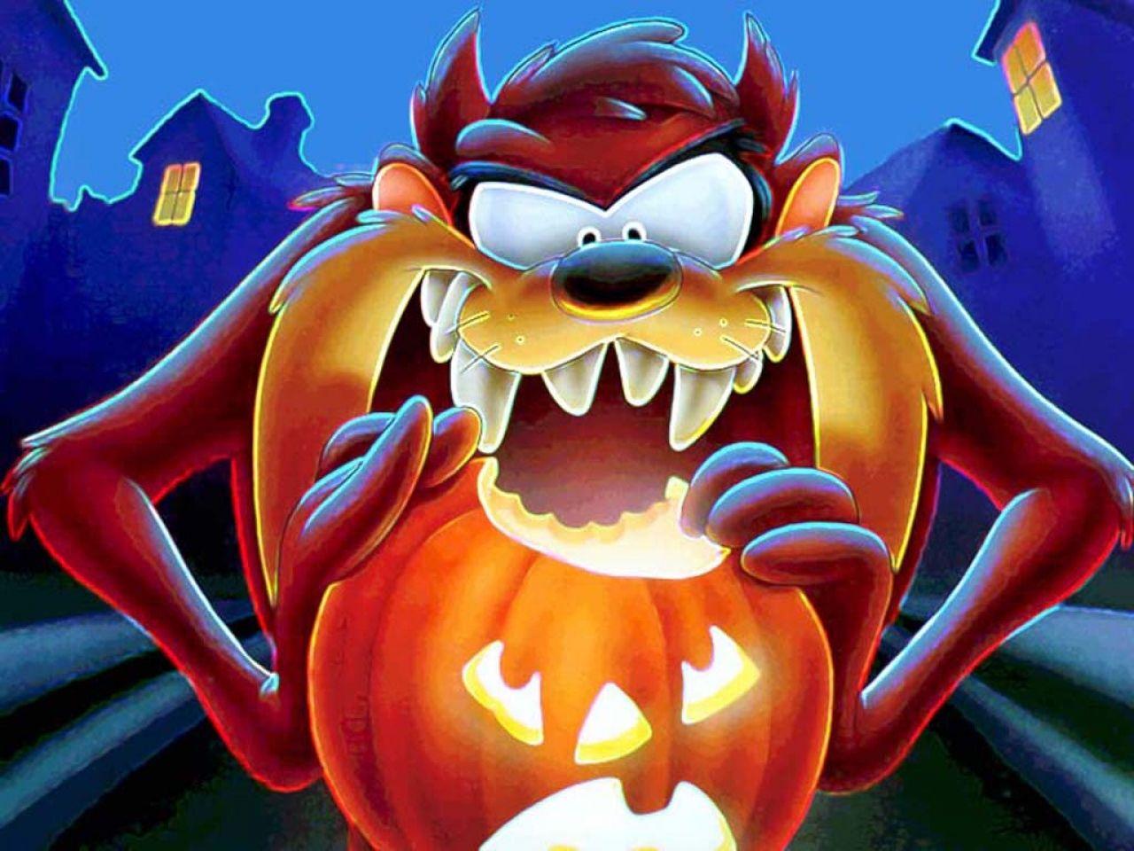 1280x960 Halloween Tasmanian Devil Wallpaper Devil