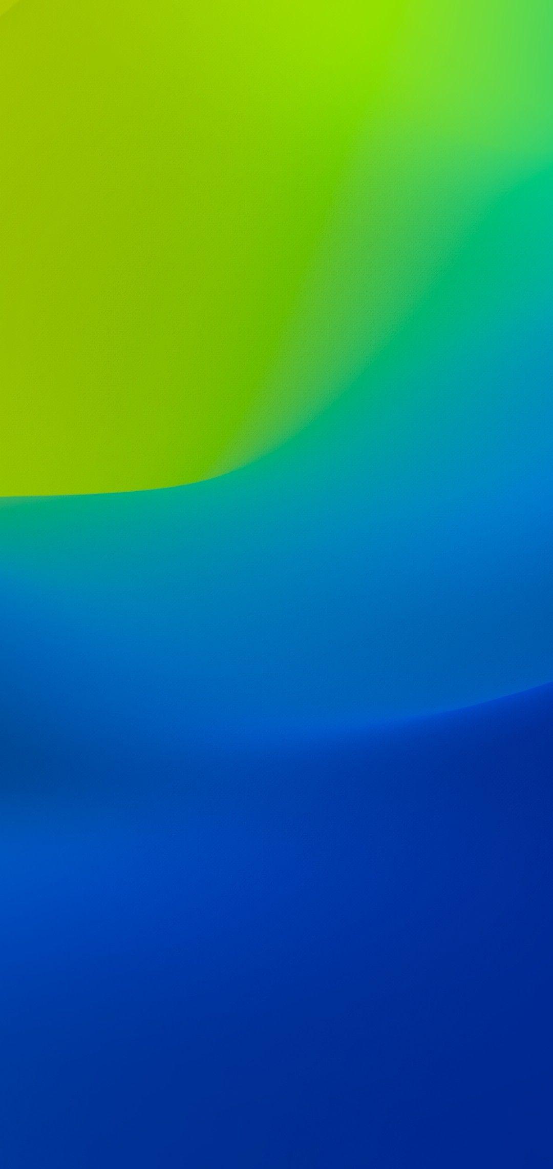 1080x2280 iOS 12, iPhone X, xanh lam, xanh lục, sạch sẽ, đơn giản, trừu tượng