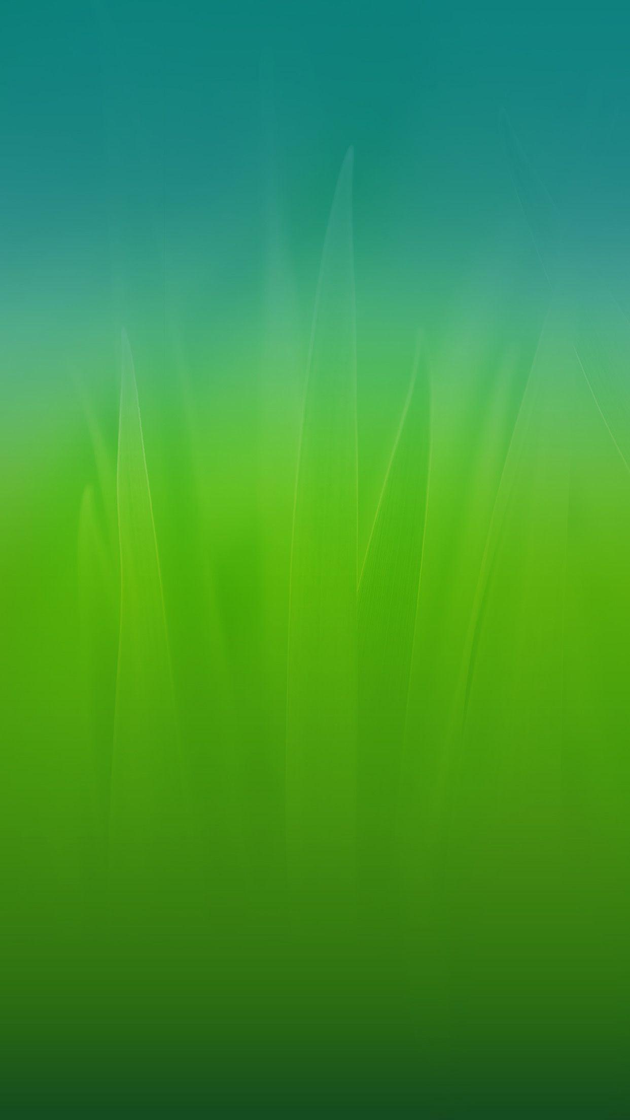 1242x2208 Soft Blue Nature Green Blue Leaf Pattern Android Wallpaper