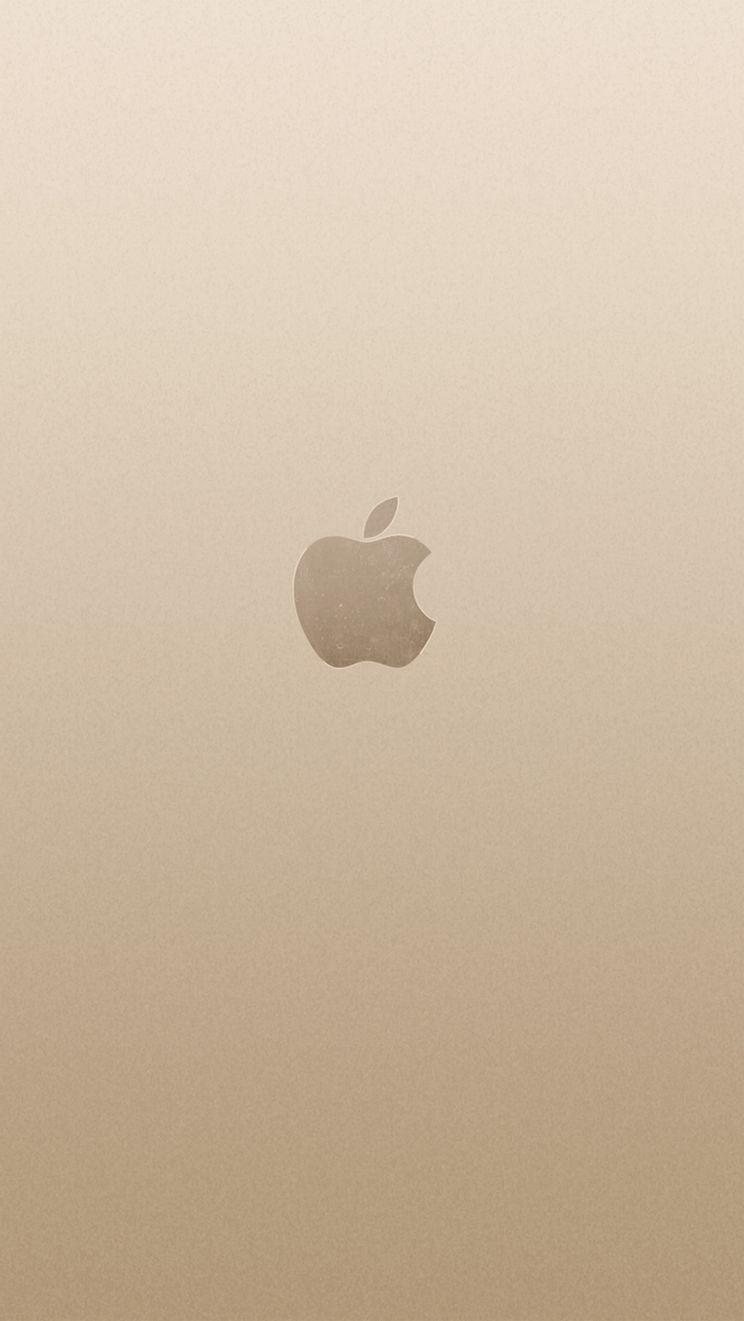 744x1321 iPhone 6 Gold Wallpaper