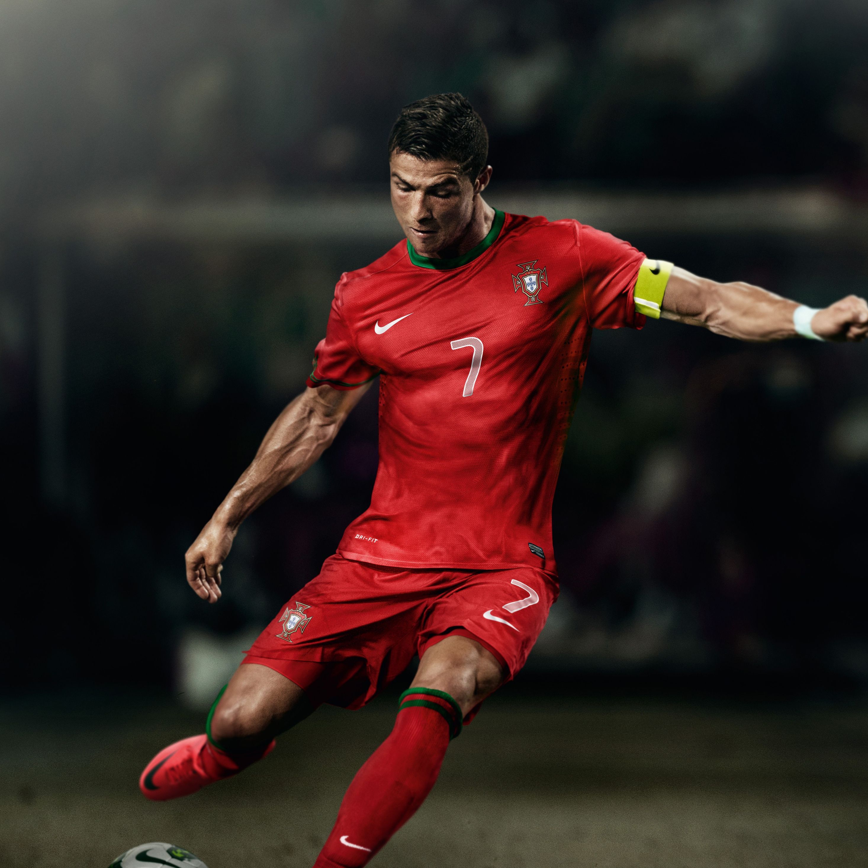 2932x2932 Ronaldo iPad 4k Wallpaper
