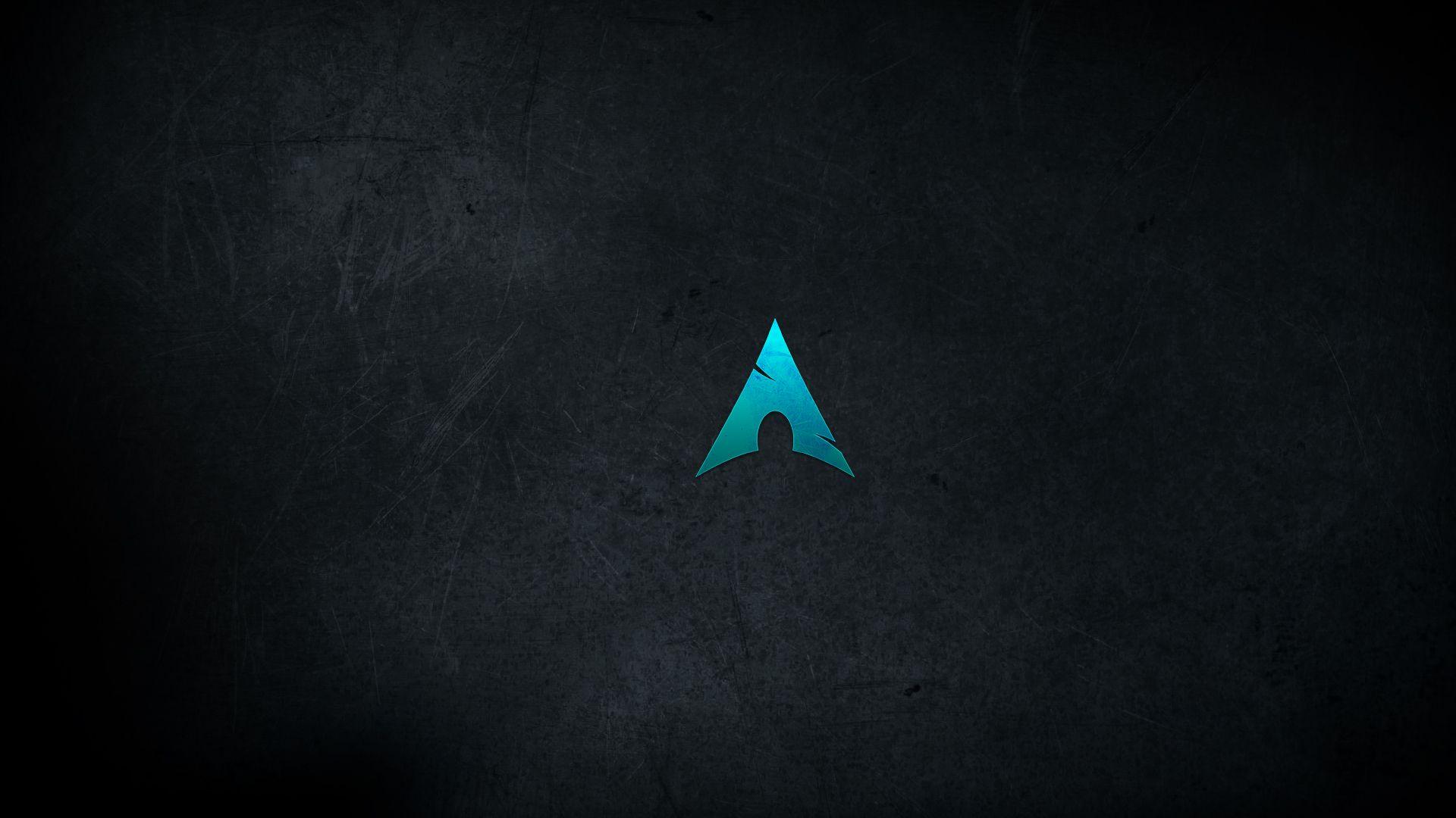 Arch linux logo minimal art blue background Technology HD wallpaper   Peakpx