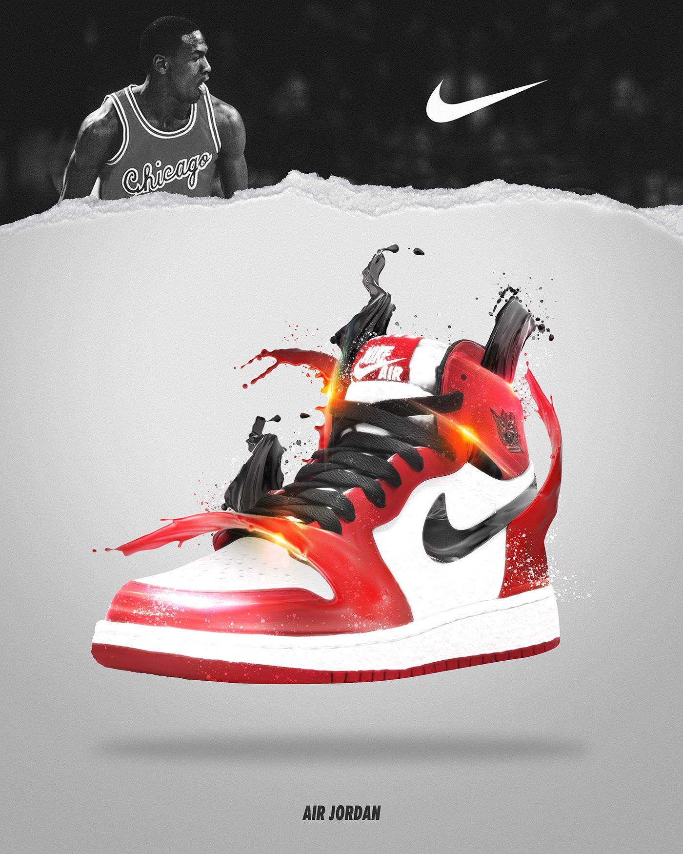 1400x1750 Nike. Air Jordan 1. Behance - Behance