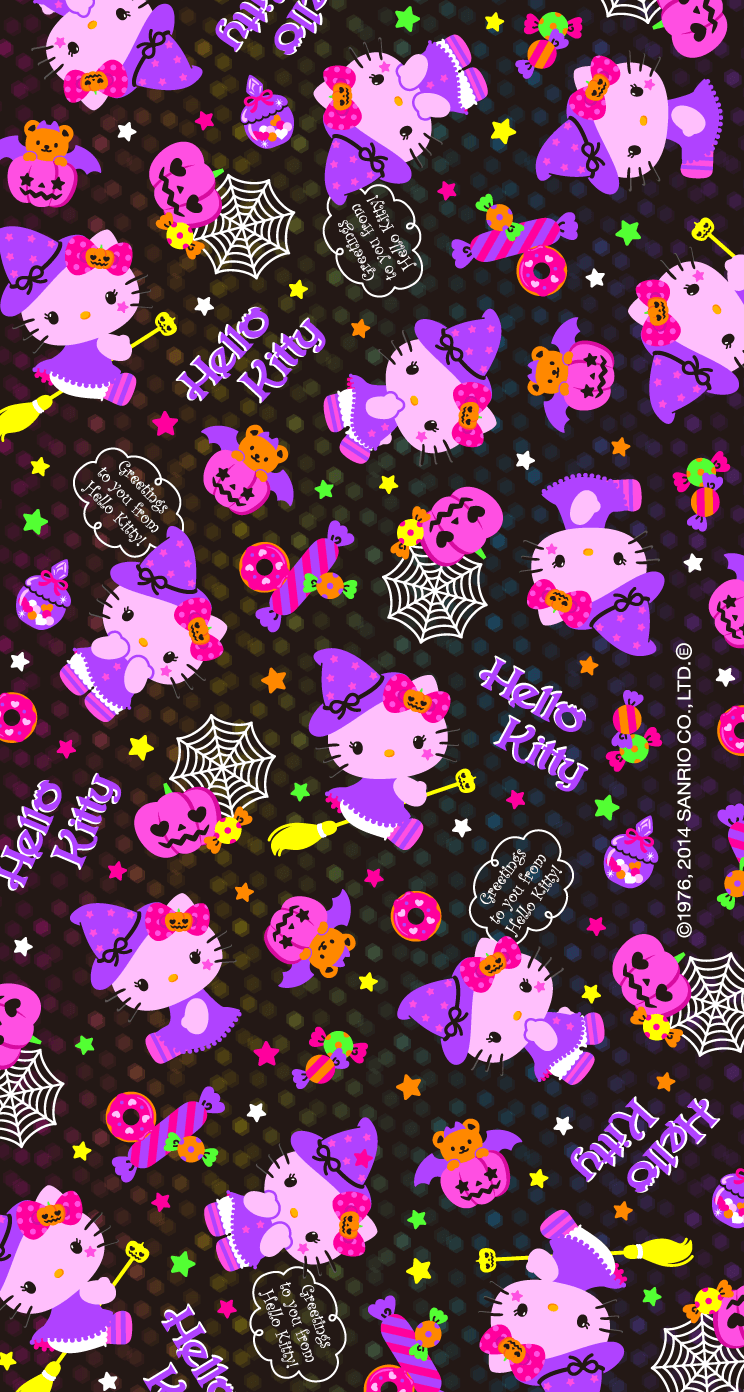 Hello Kitty Halloween Iphone Wallpaper