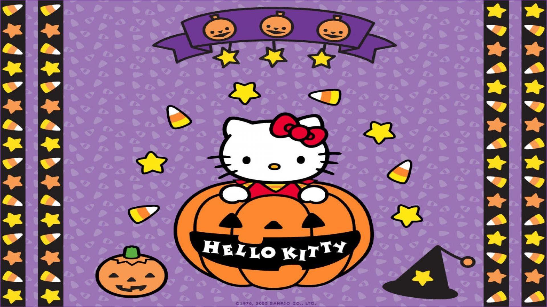 1920x1080 Download Free Hello Kitty Halloween Wallpaper