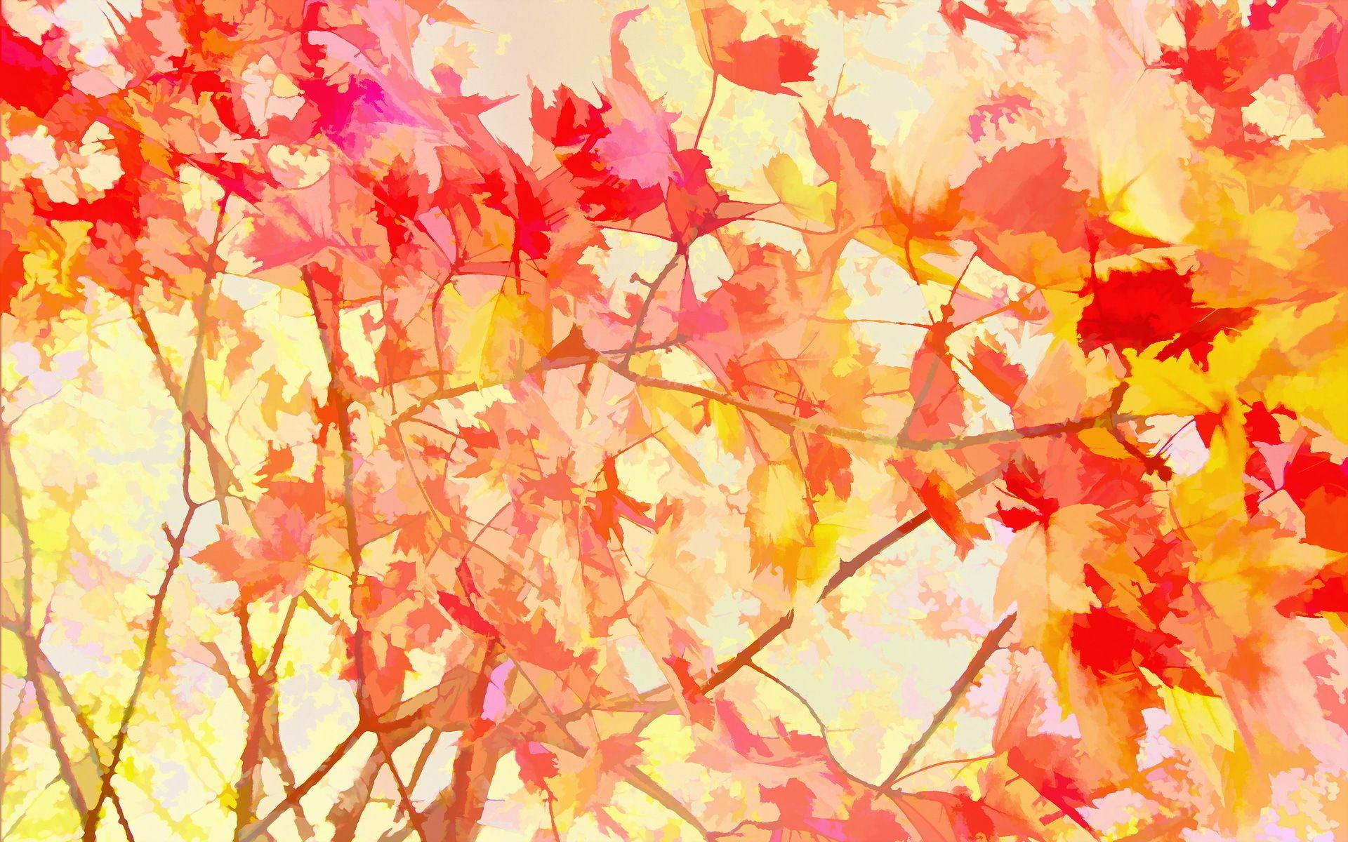 Watercolor Autumn Background