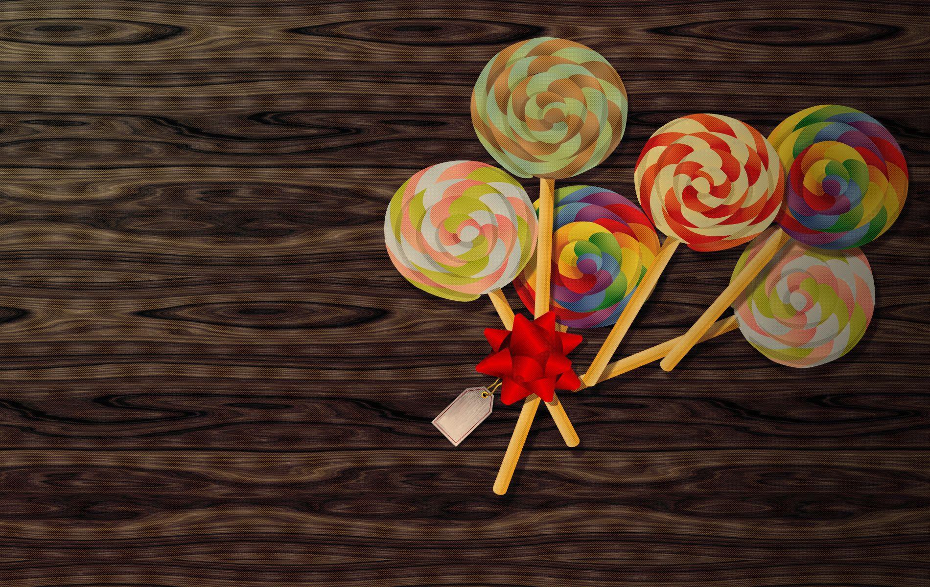 Hình nền trừu tượng kẹo 1900x1200 - Candy Lollipop - HD