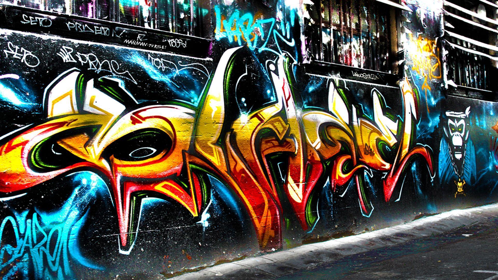 1920x1080 Graffiti wallpaper .