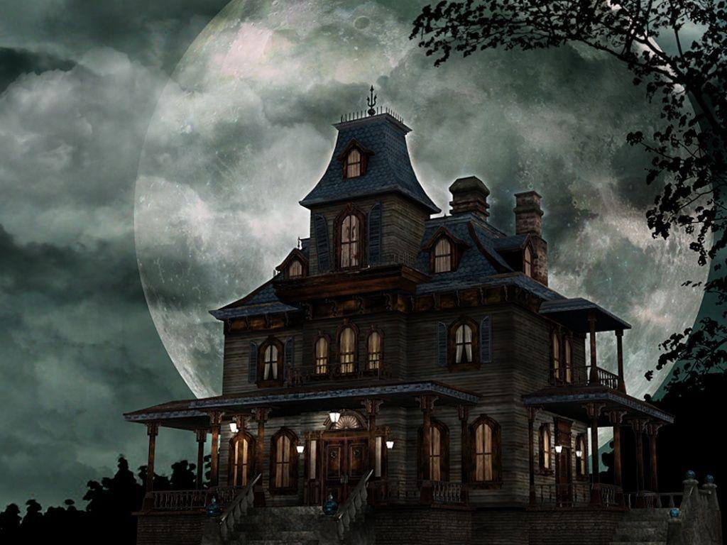 Haunted House Halloween Wallpapers - Top Free Haunted House Halloween ...