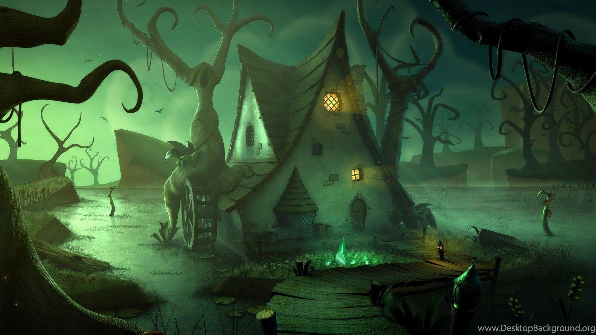 1920x1080 Haunted House Wallpaper 1920x1080