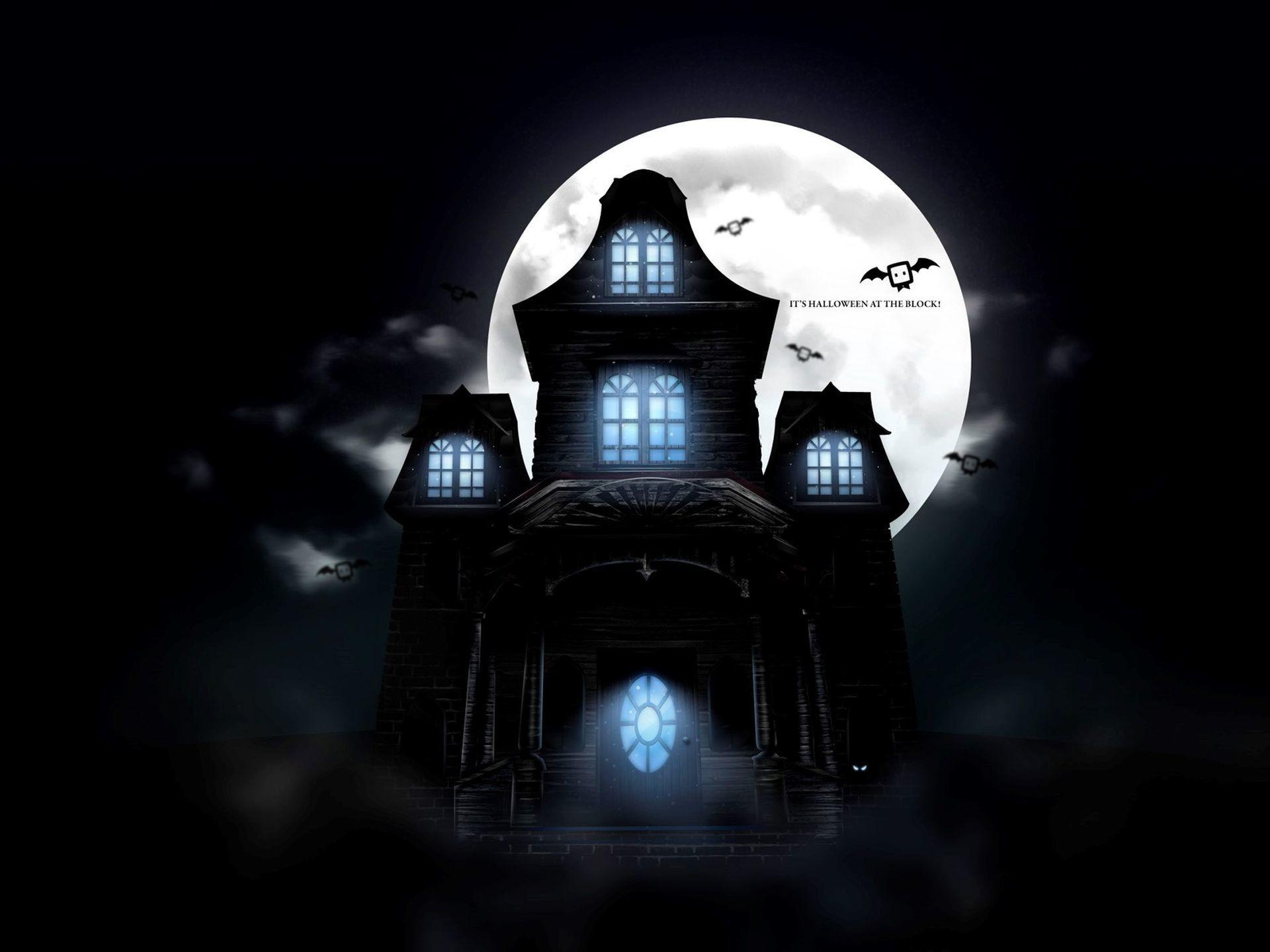 1920x1440 Haunted House Wallpaper