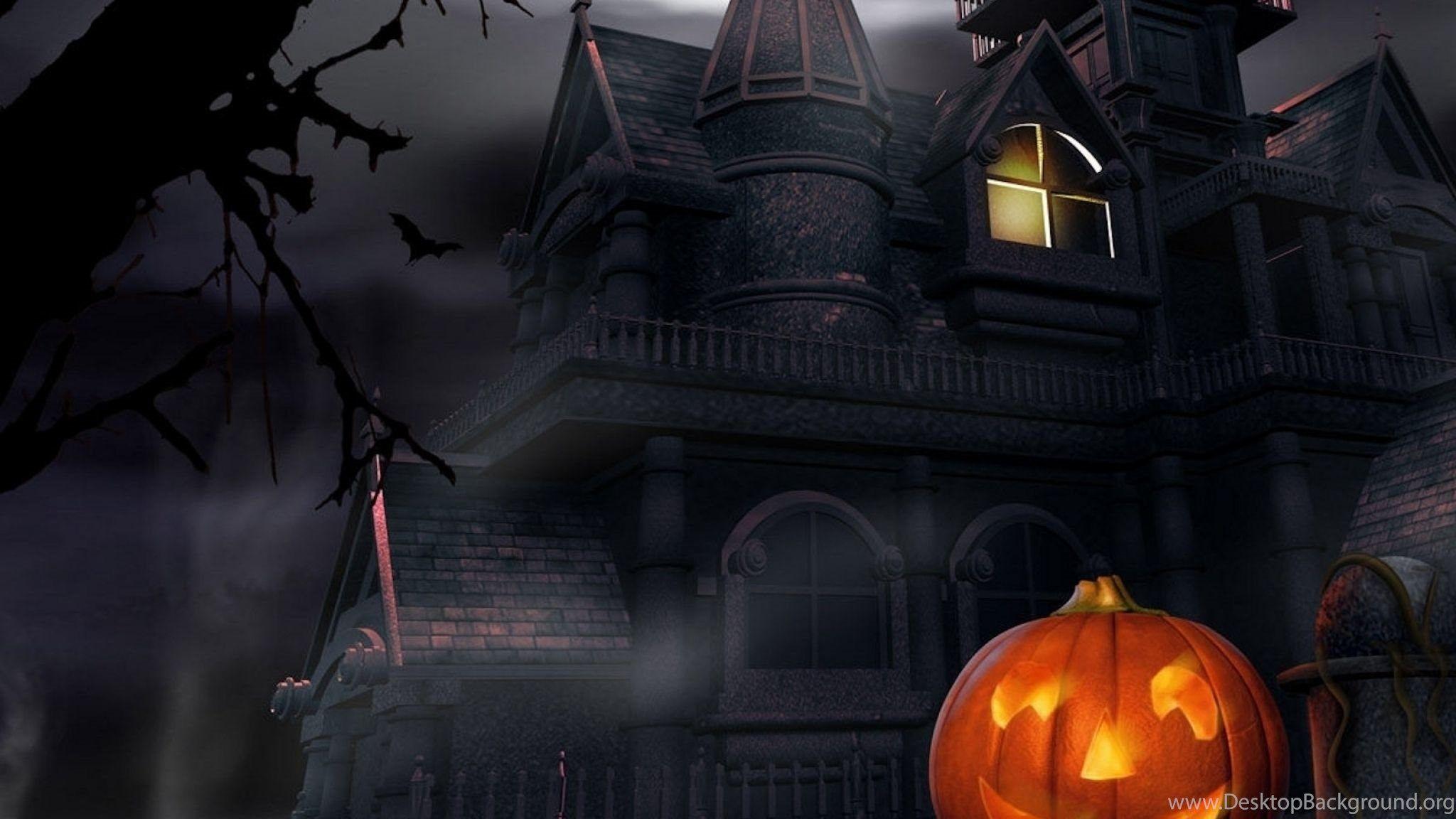 2048x1152 Haunted House Halloween Party Trick Or Treat iPad Air
