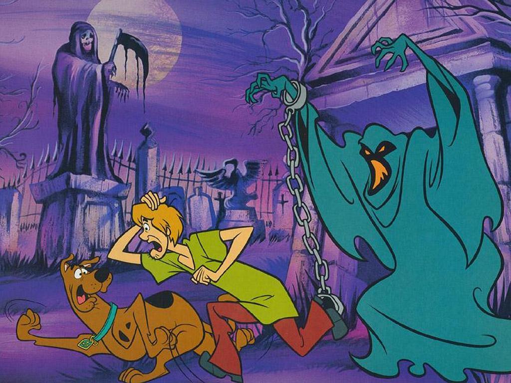 1024x768 Scooby and Shaggy