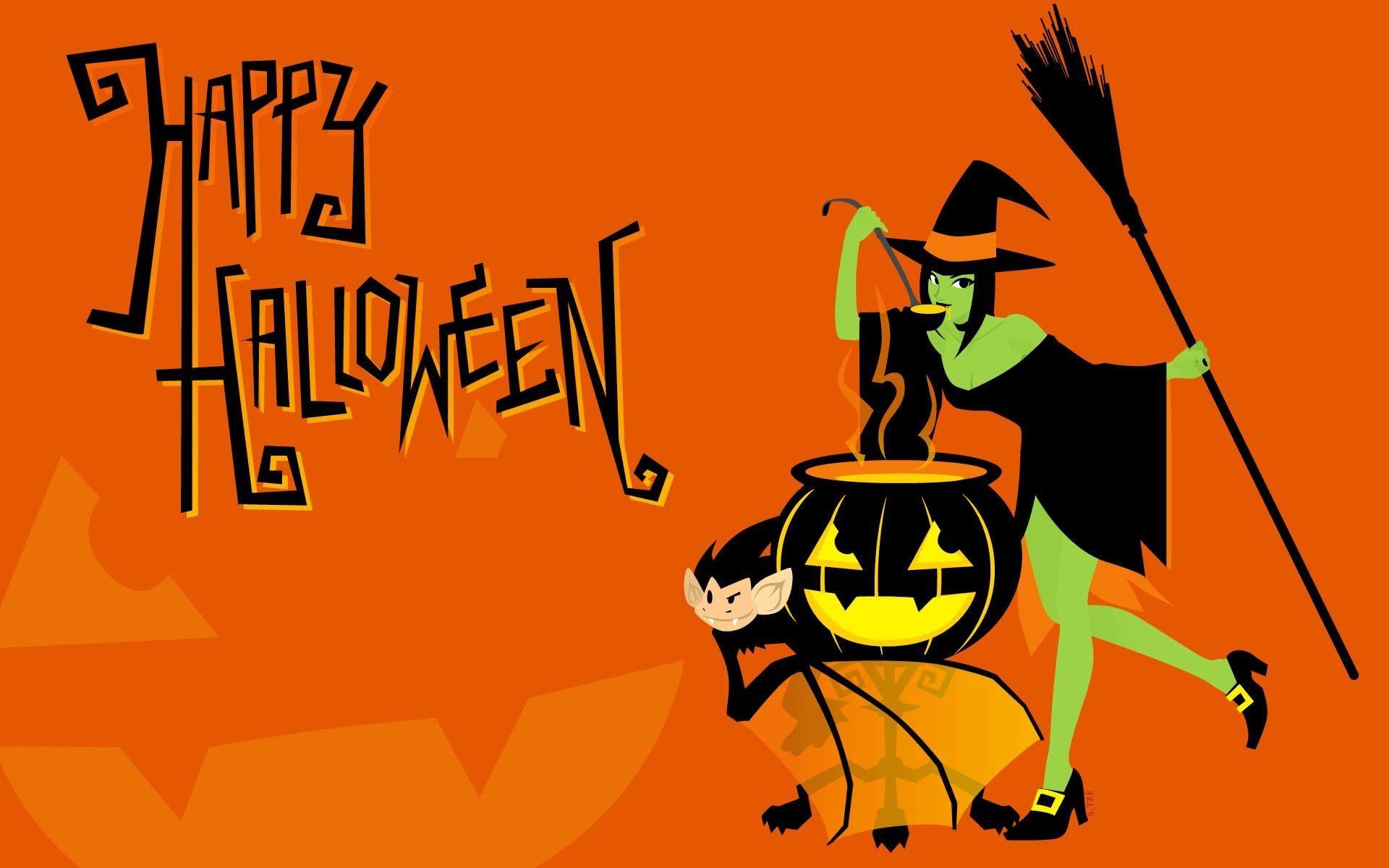 1920x1200 Cute Halloween Desktop Wallpaper