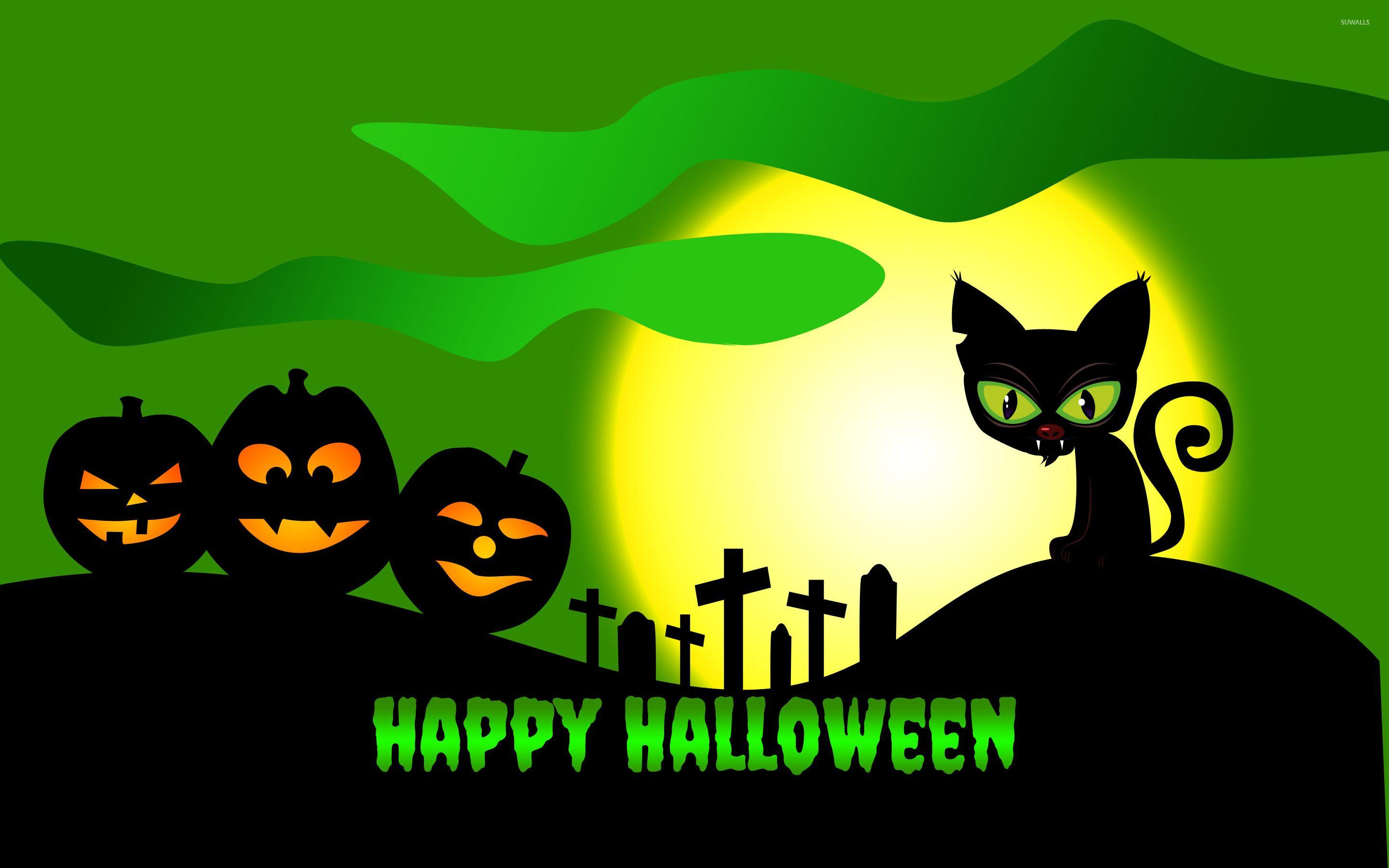 Happy Halloween Green Wallpapers - Top Free Happy Halloween Green  Backgrounds - WallpaperAccess