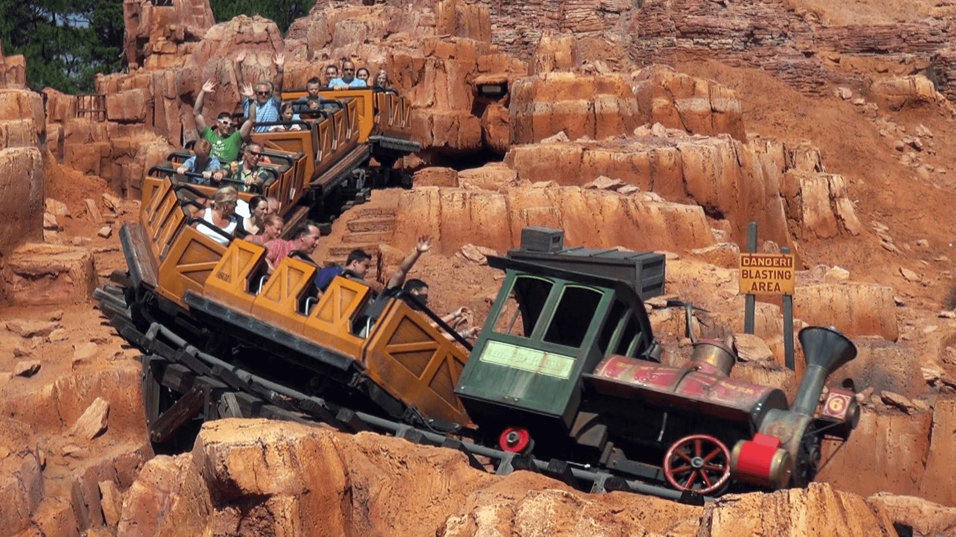 1920x1080 On Big Thunder Mountain at Disney World