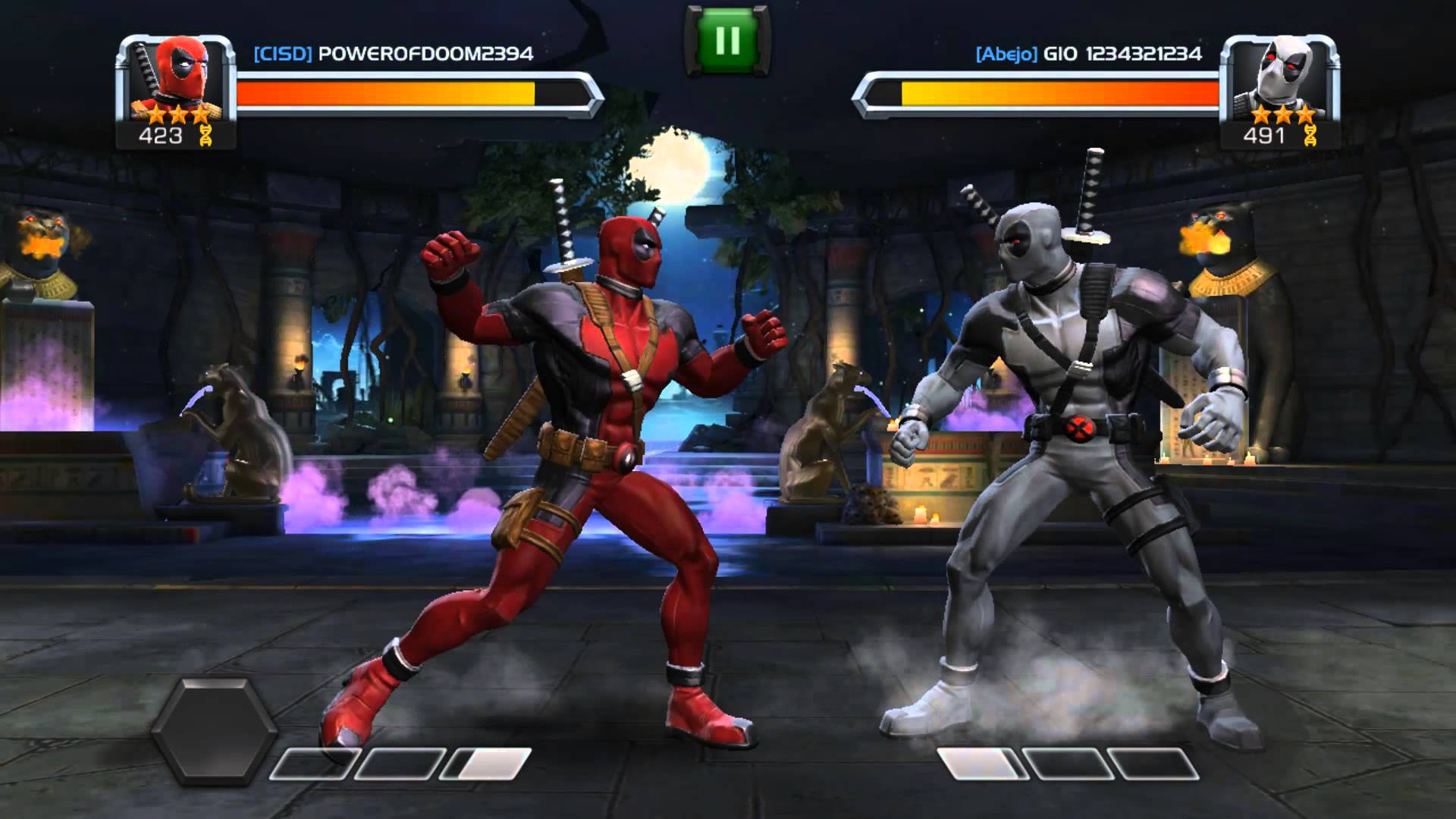 1920x1080 Marvel Contest Of Champions Deadpool Vs X Force Deadpool