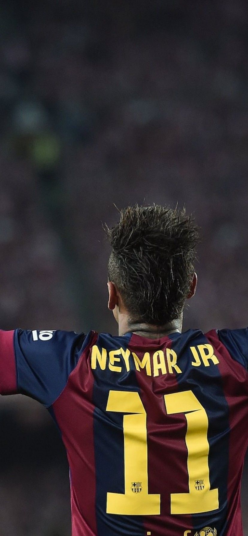 828x1792 Barça Neymar Wallpaper