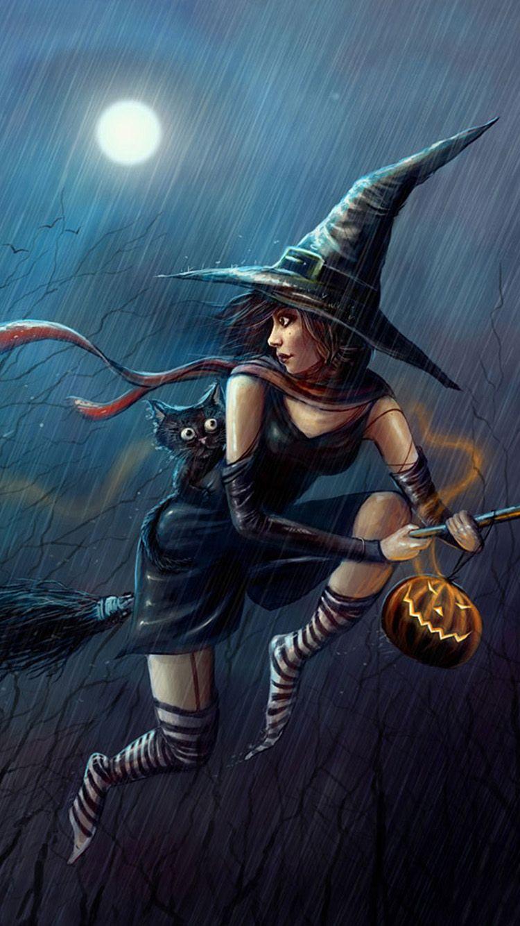 Cute Witch Wallpapers - Top Free Cute Witch Backgrounds - WallpaperAccess