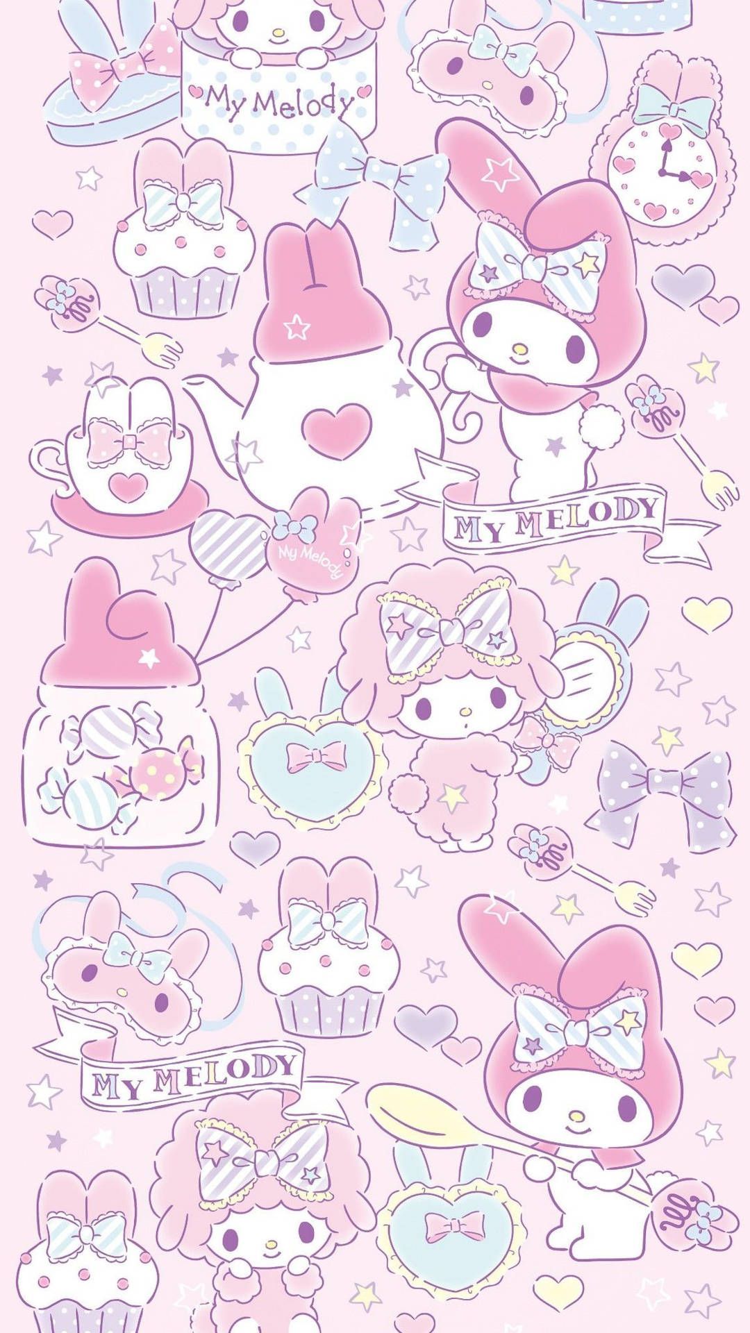 1080x1920 My Melody Wallpaper