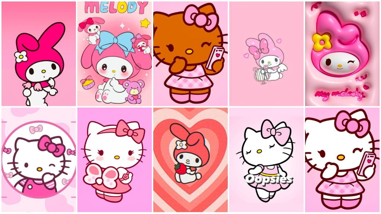 1280x720 My Melody Wallpaper Aesthetic & Free