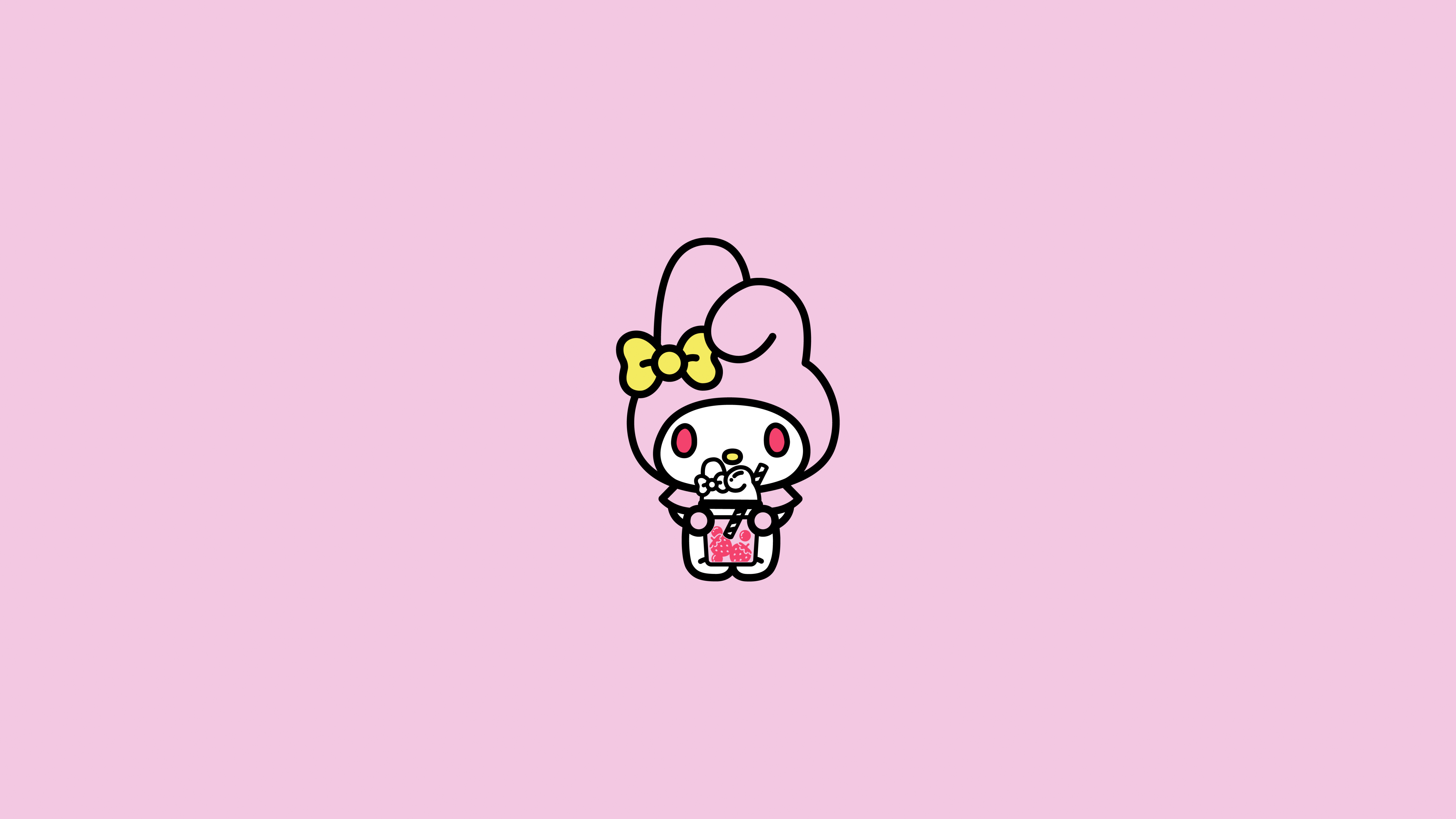 5120x2880 My Melody Wallpaper 4K, Pink, 5K, Cute