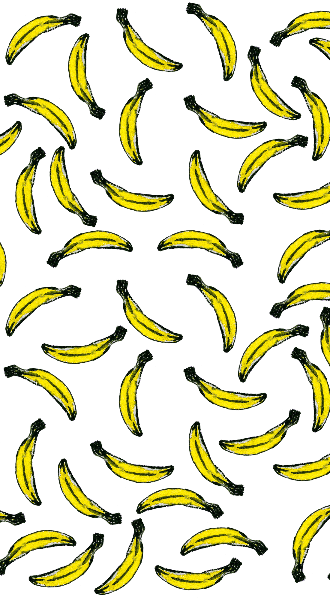 1100x2000 Banana Pattern. #Casetify #iPhone #Art #Design #Illustration #Fruit #Cool # Wallpaper. Banana wallpaper, Phone background wallpaper, New wallpaper