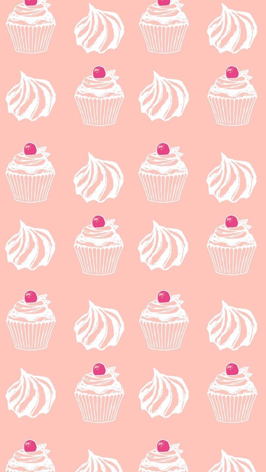 1080x1920 Kawaii Cupcake Wallpaper