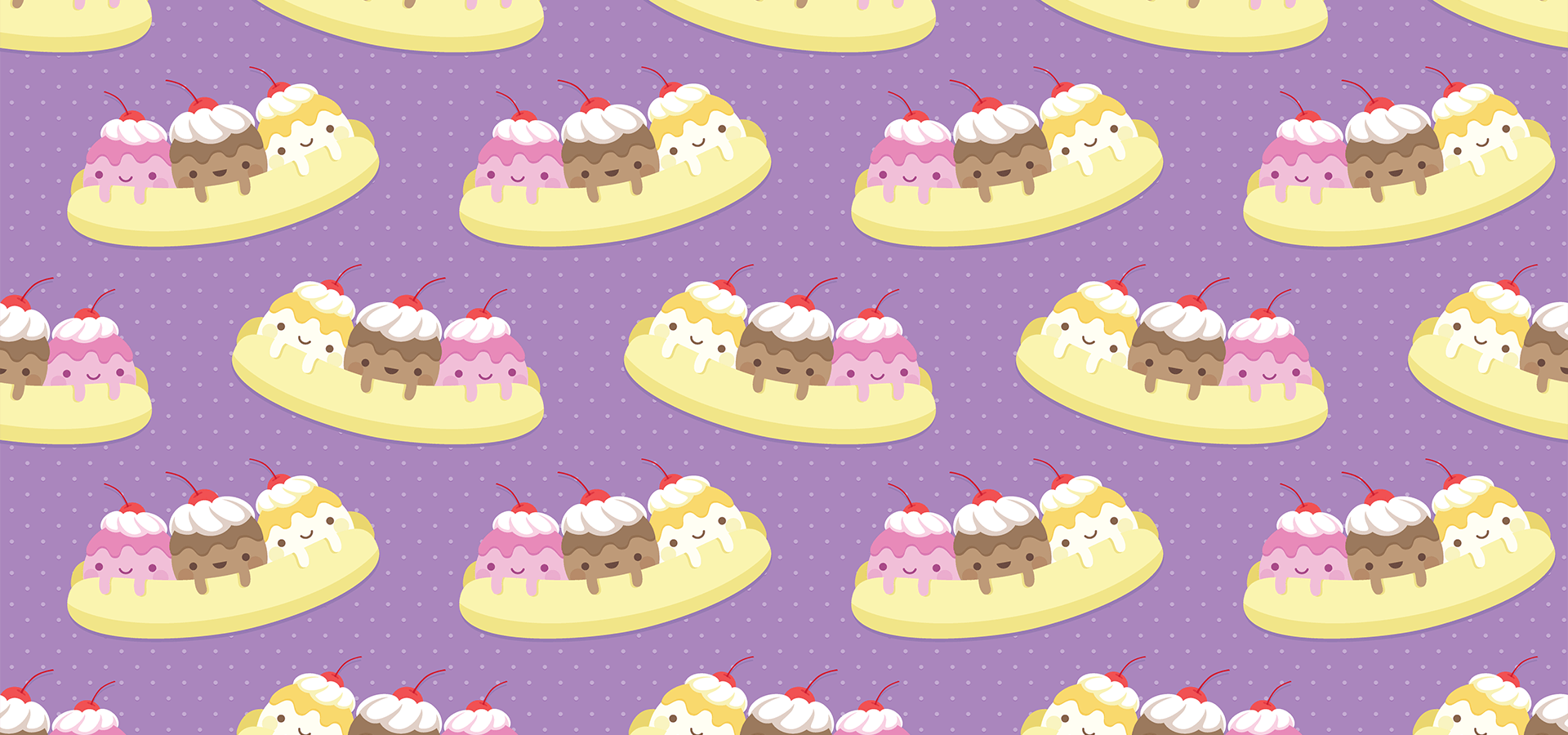 1920x900 Banana Split Background Wallpaper image in Collection