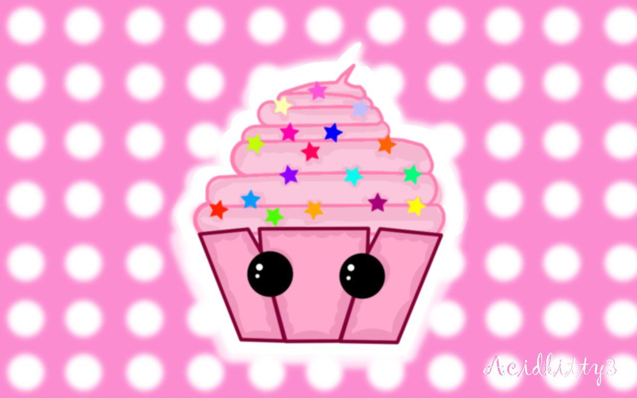 1280x800 Cute Cupcake Wallpaper