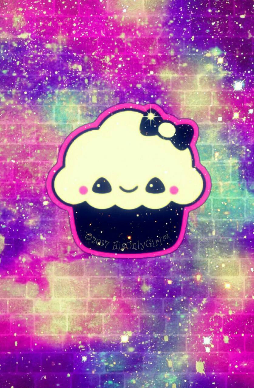 837x1280 Kawaii Cupcake Wallpaper