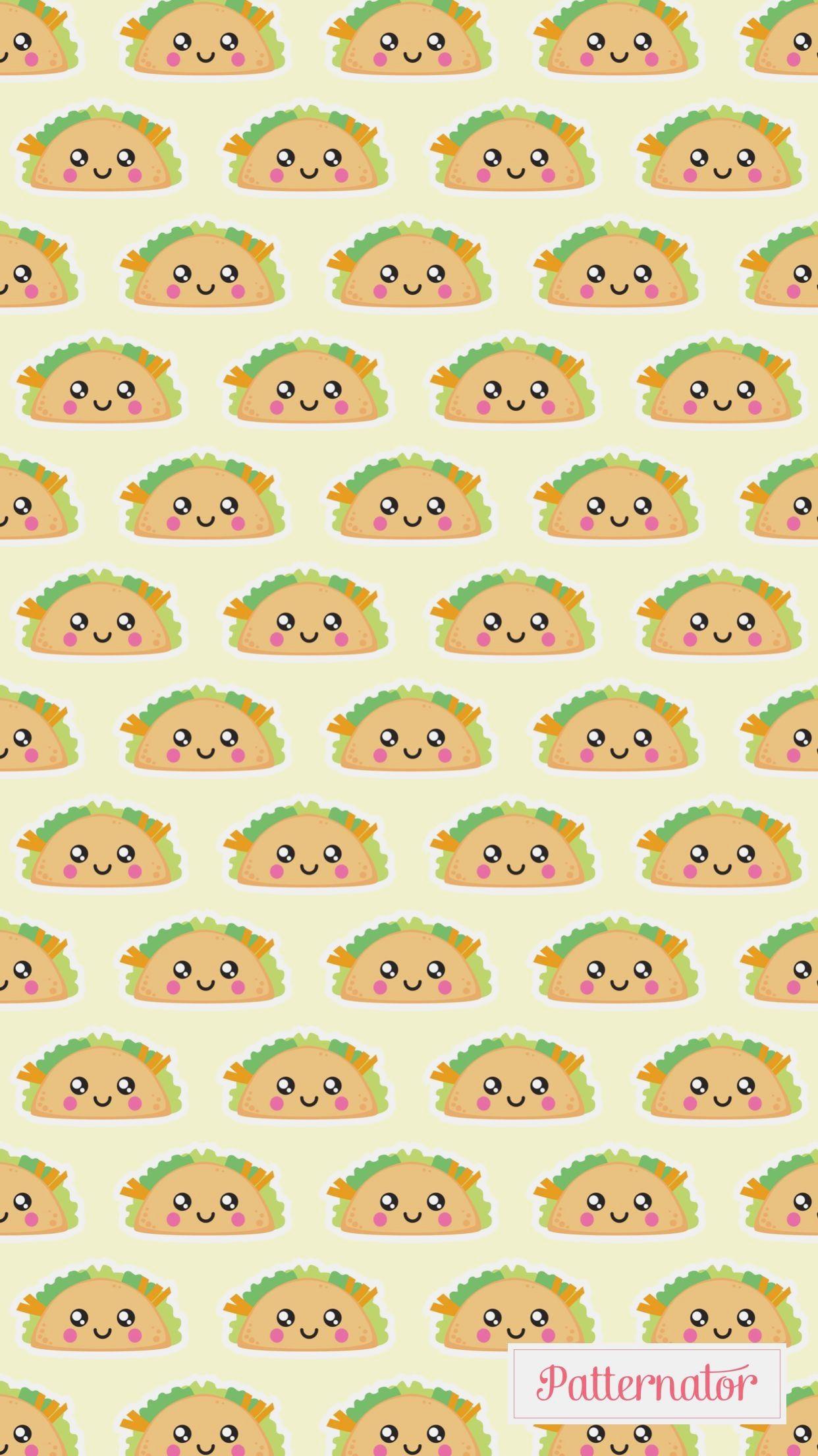 1242x2208 Taco Taco Wallpaper Kawaii Wallpaper Taco Licks