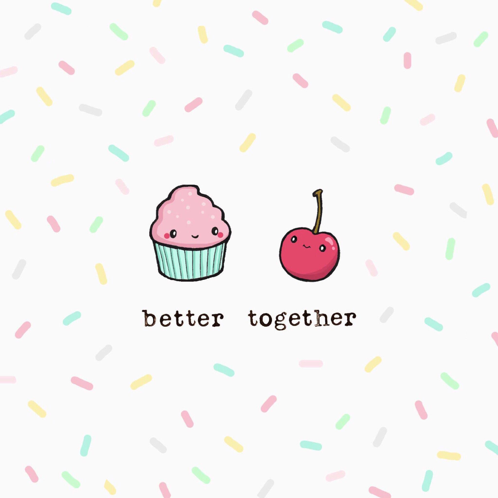 2048x2048 Cute Cupcakes Wallpaper background picture
