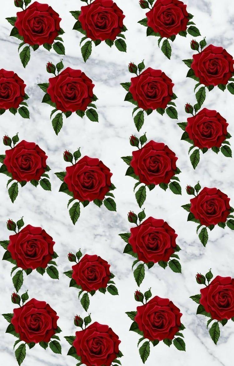 750x1169 Home Screen Red Rose Wallpaper Download