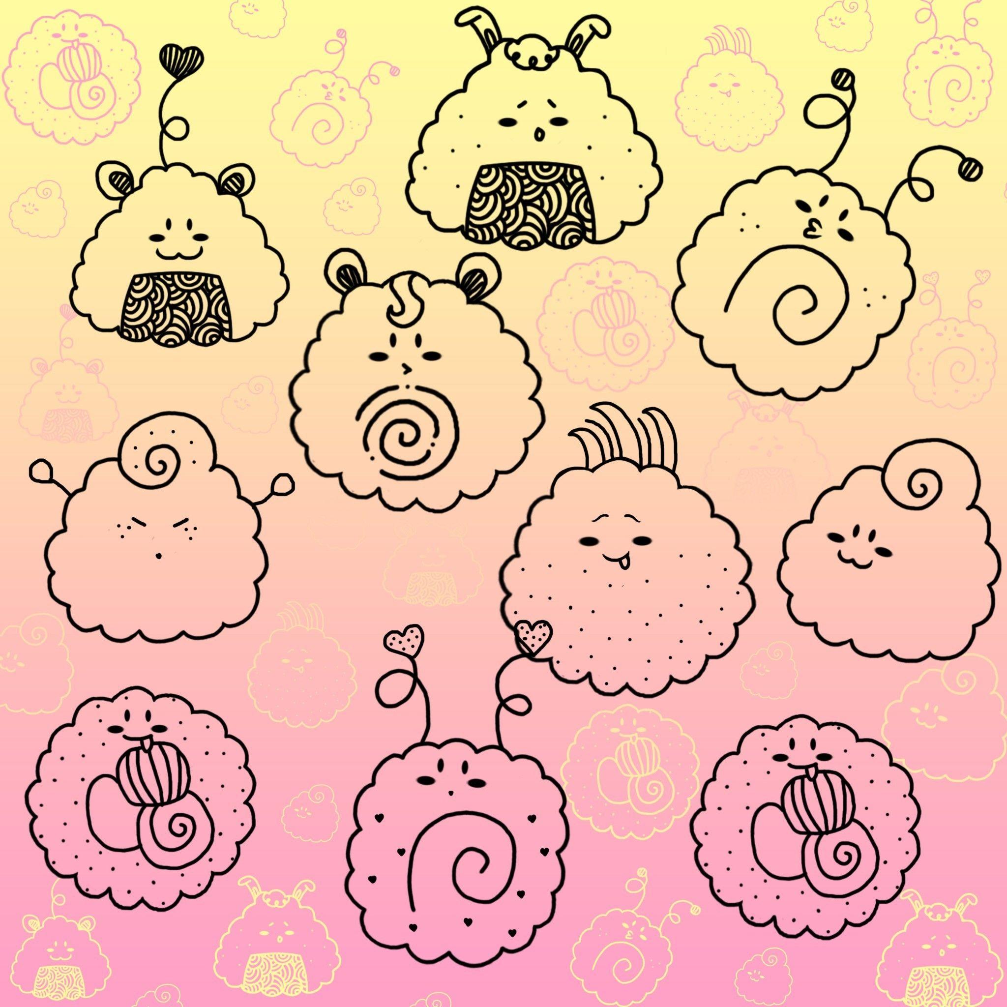 2048x2048 Cute Kawaii Wallpaper