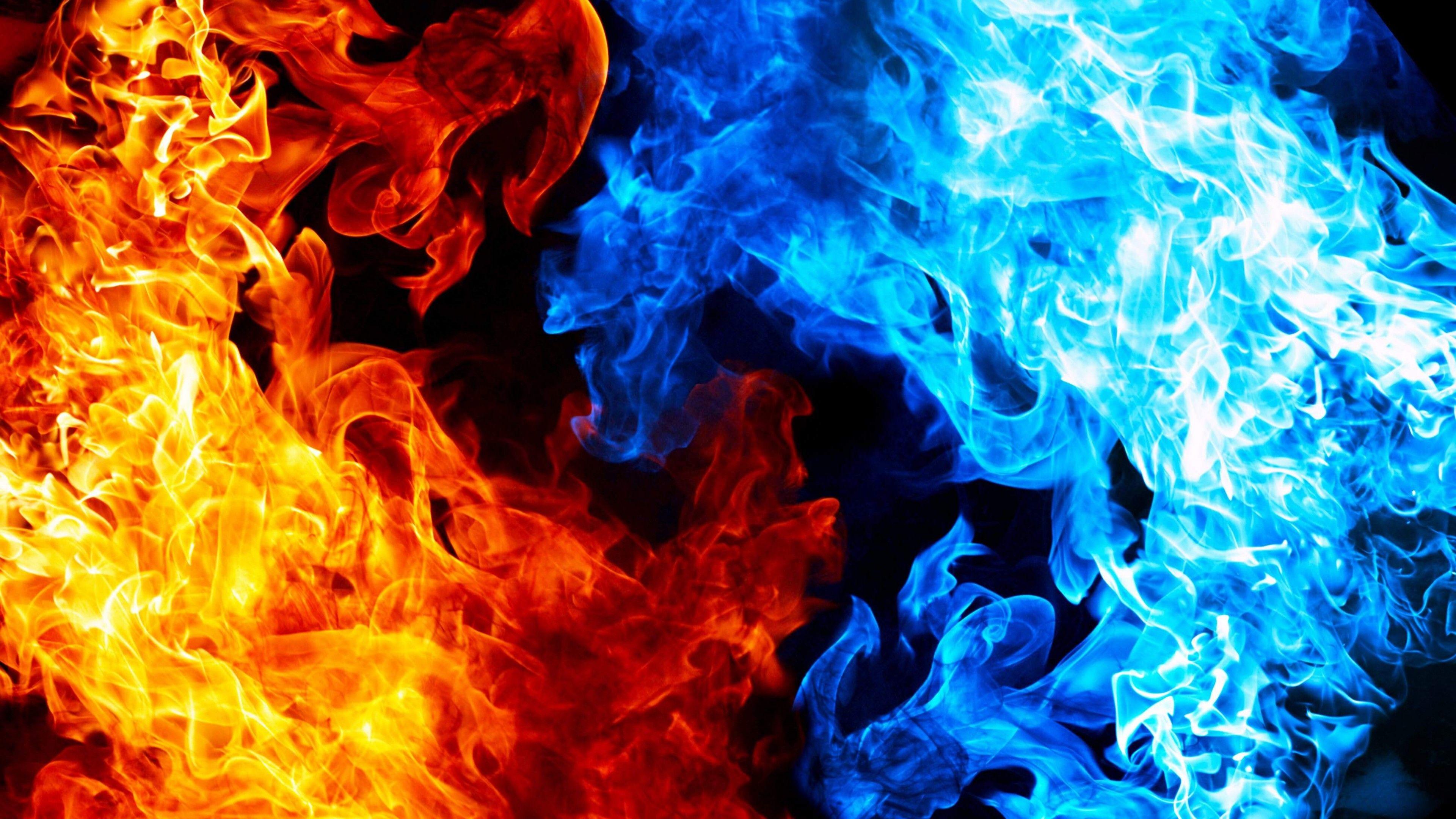 3840x2160 4K Fire Wallpaper High Quality