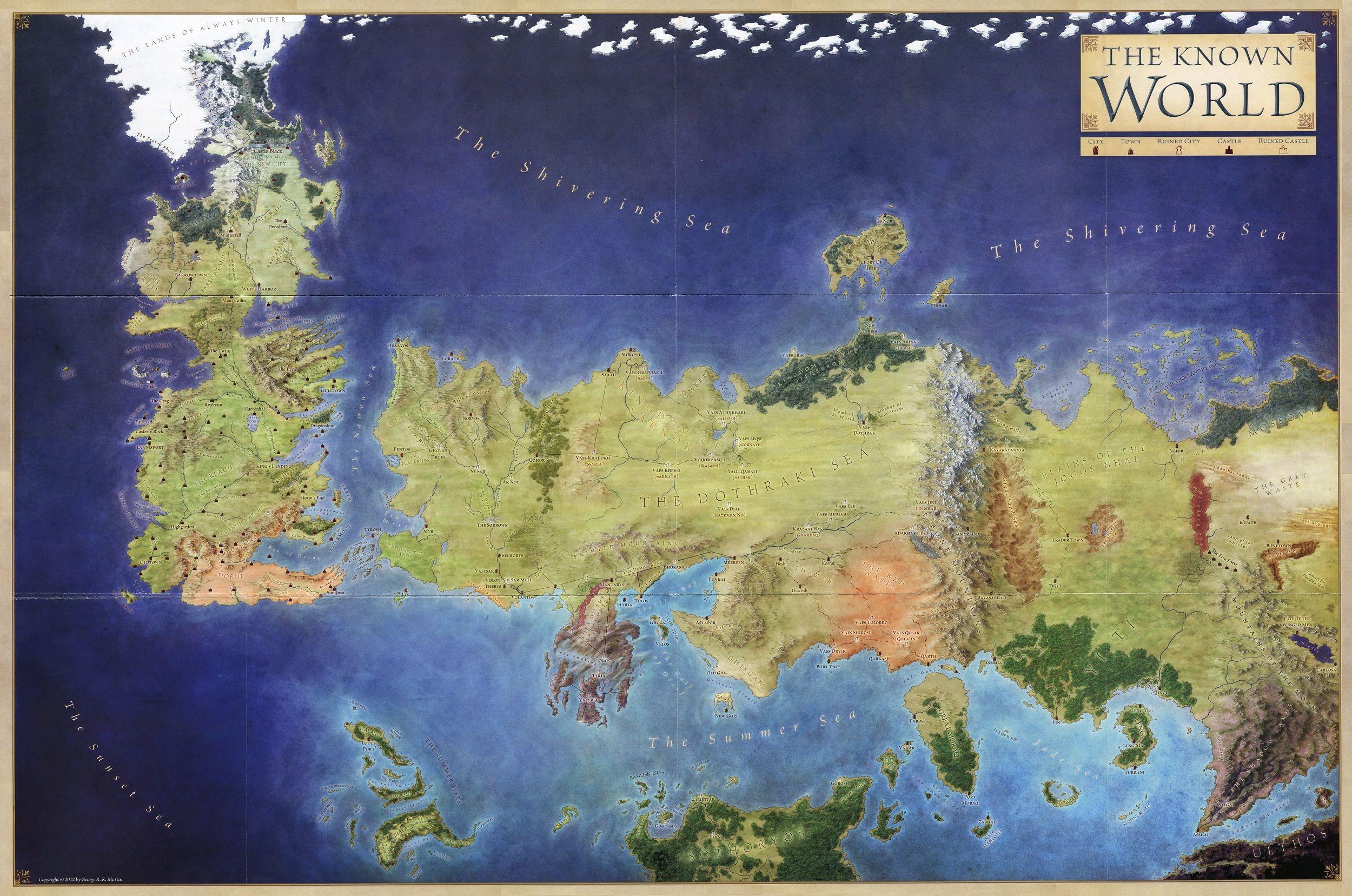 Game Of Thrones Map Wallpapers Top Free Game Of Thrones Map