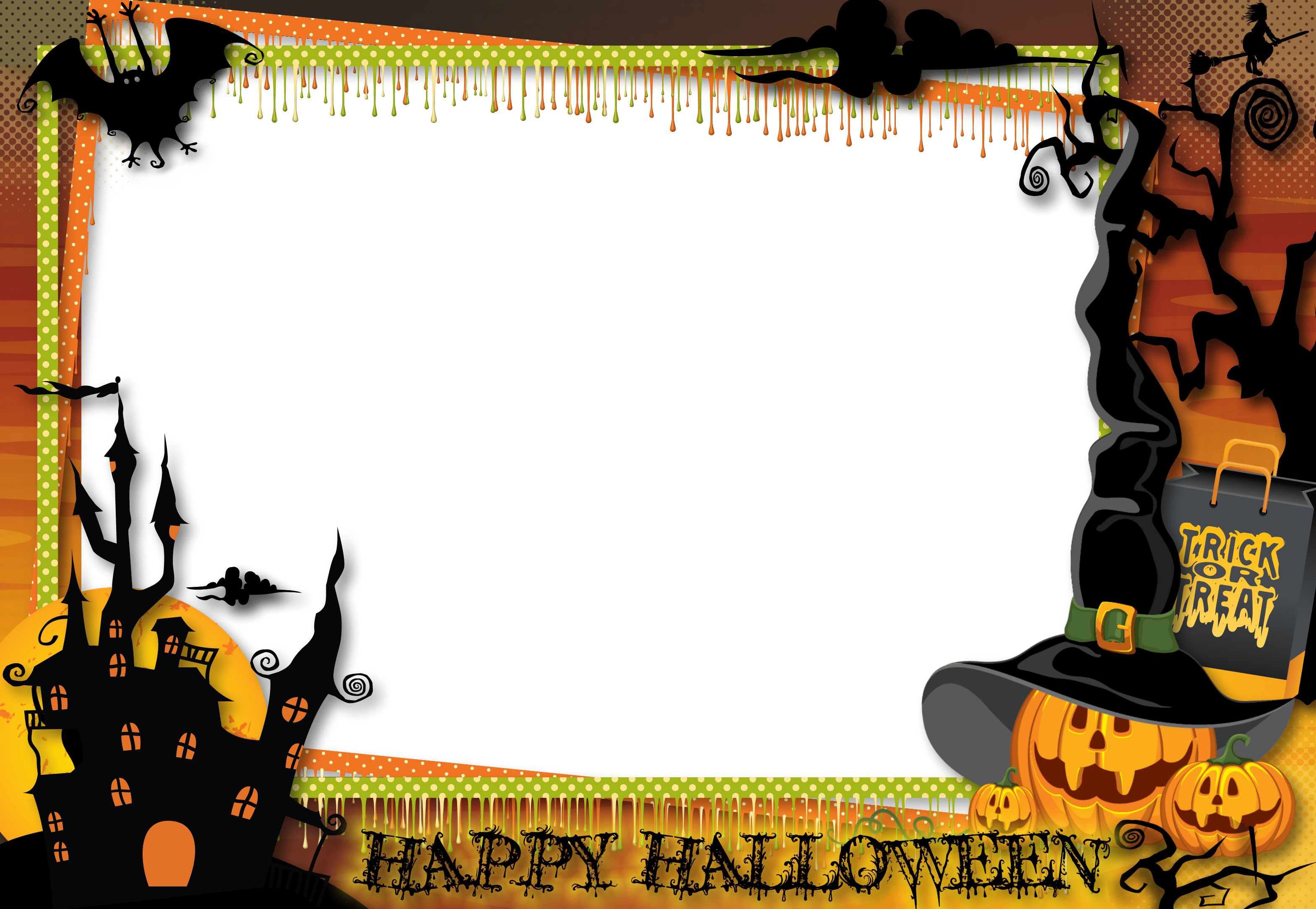 Download Happy Halloween Border Wallpapers - Top Free Happy ...