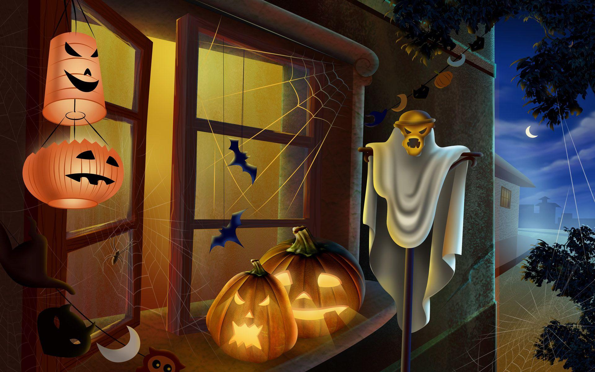 1920x1200 Scary Halloween Wallpaper