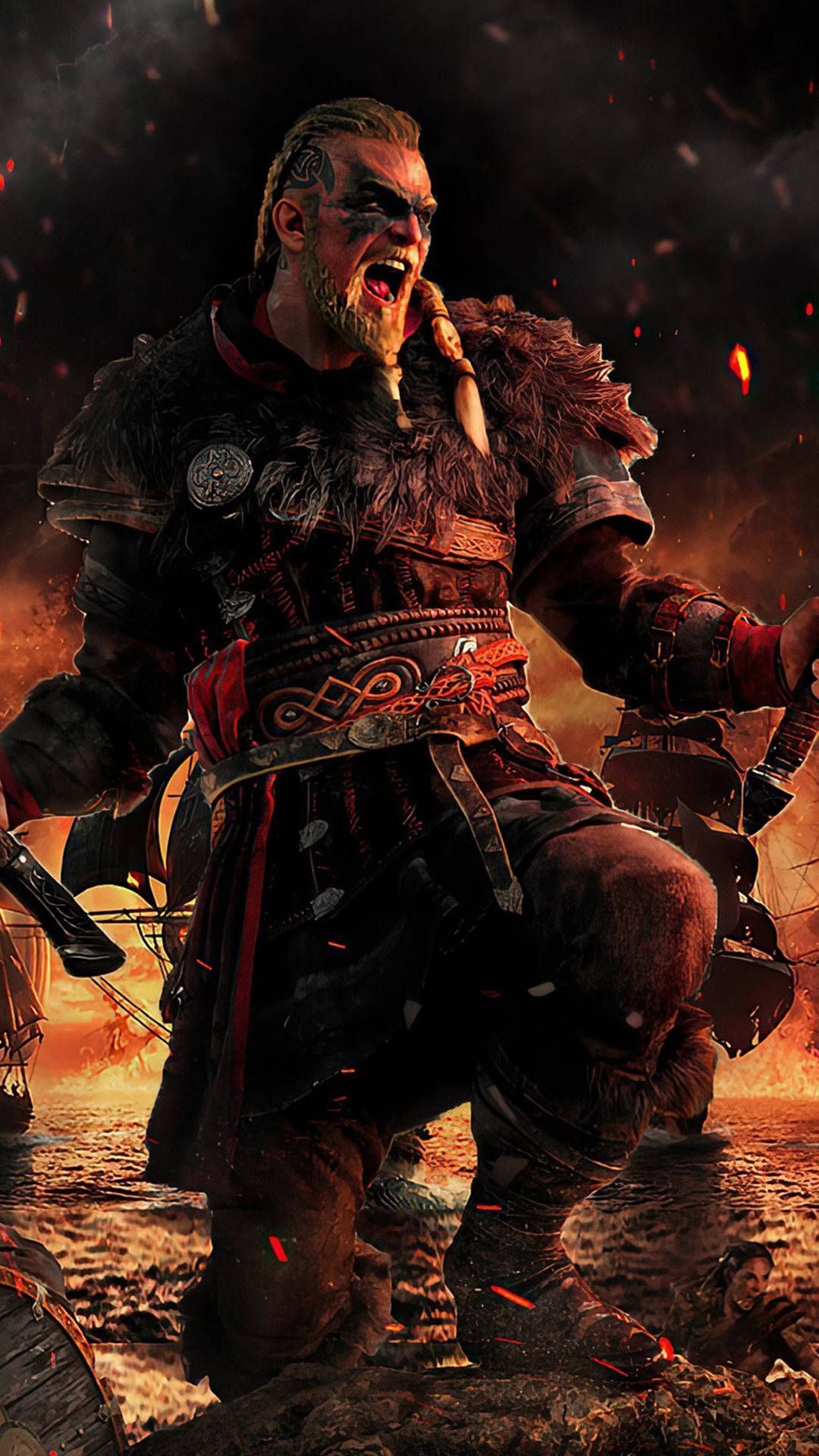 1080x1920 Creed Valhalla Aesthetic 4K Wallpaper