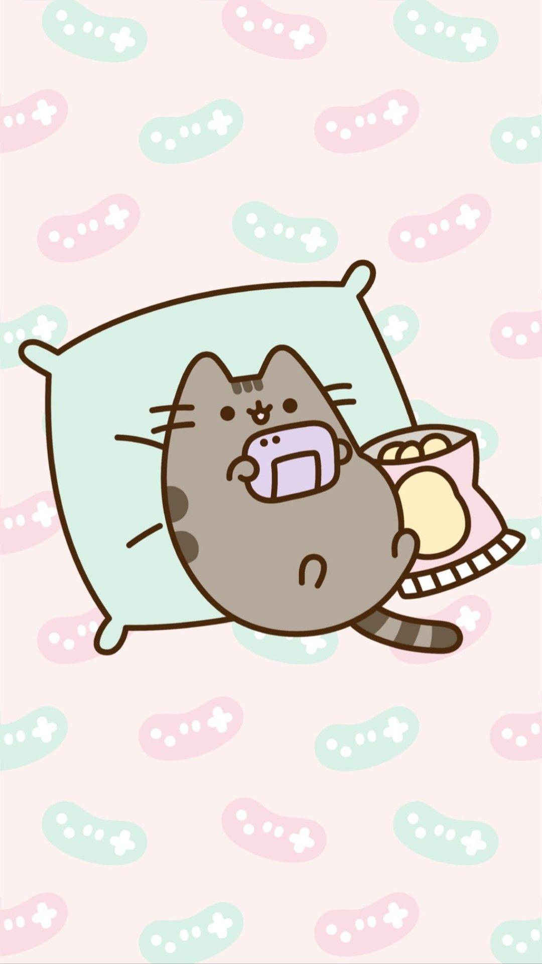 Tận hưởng một không gian làm việc hoặc giải trí với Hình nền Pusheen Kawaii miễn phí. Bạn không cần phải lo lắng bởi những chi phí không đáng có mà vẫn có thể sở hữu những bức hình nền cực kì đáng yêu và dễ thương của Pusheen thôi!