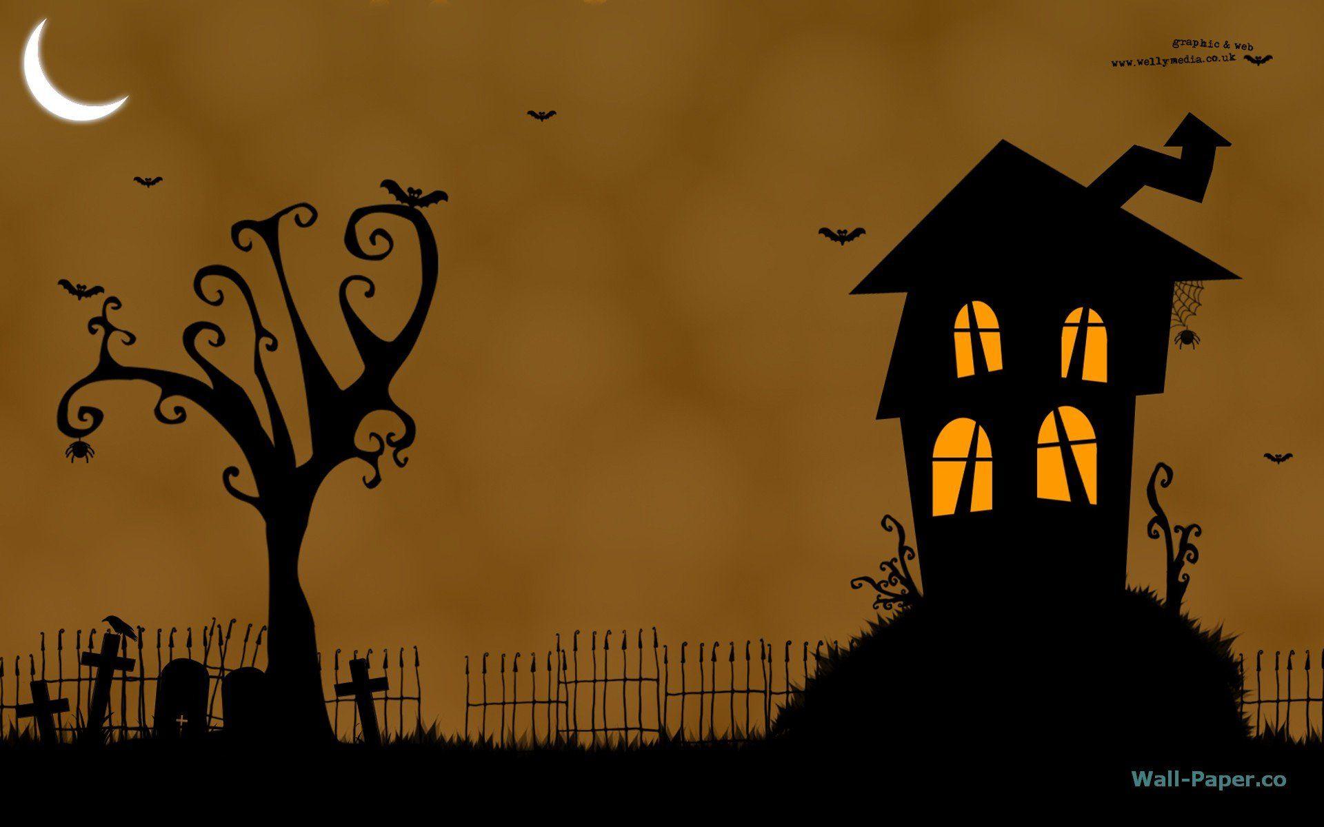 1920x1200 Cartoon halloween wallpaper