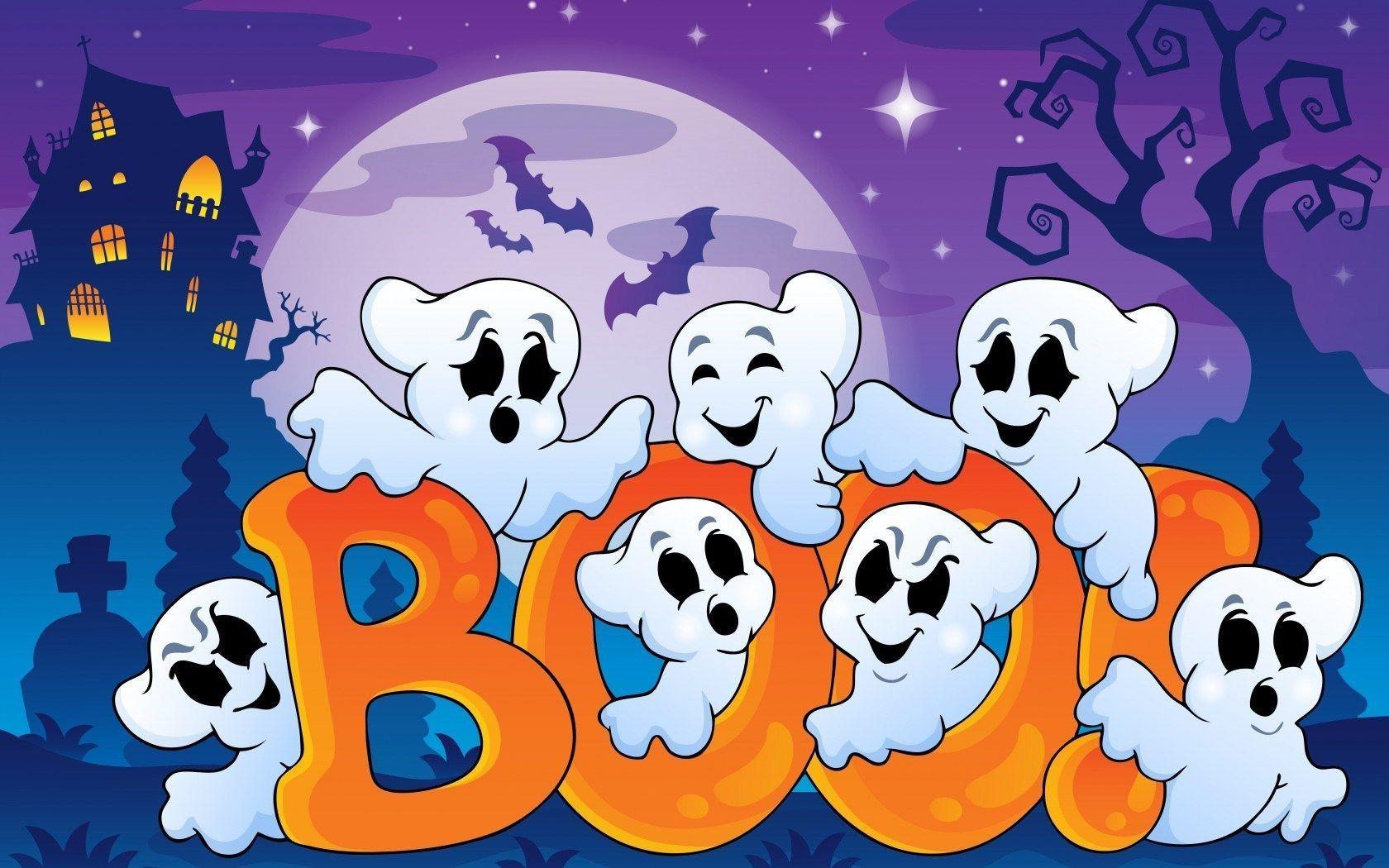 1680x1050 Funny Halloween Wallpaper