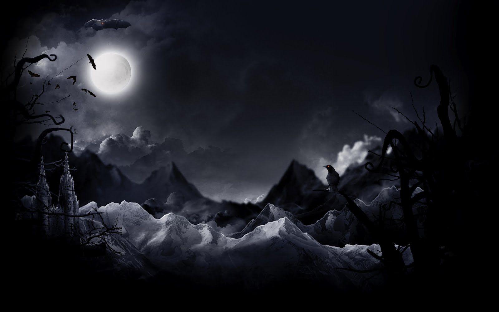 1600x1000 Animated Halloween Wallpaper