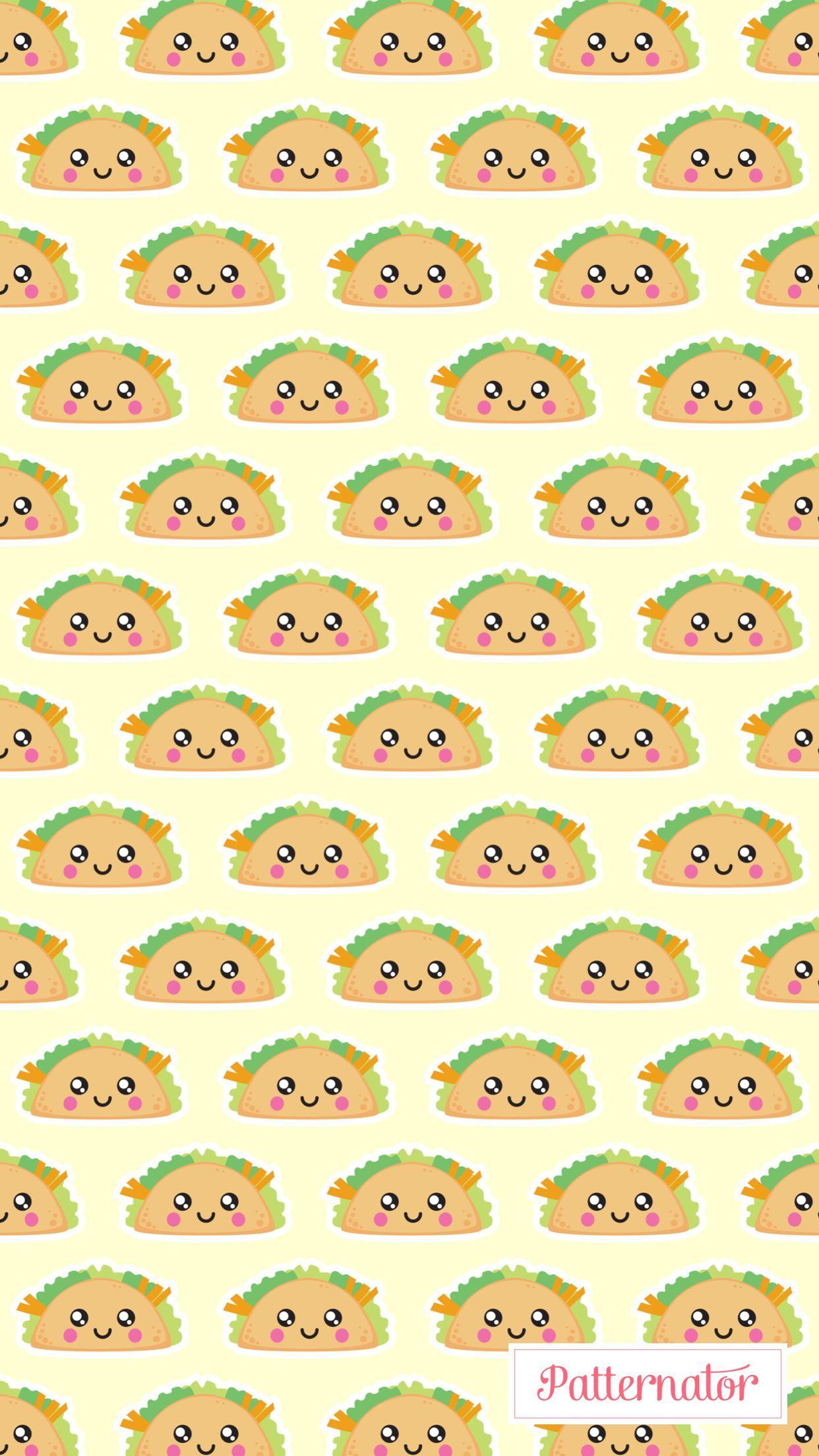 1242x2208 Taco Taco Wallpaper, Kawaii Wallpaper, Taco Licks, HD
