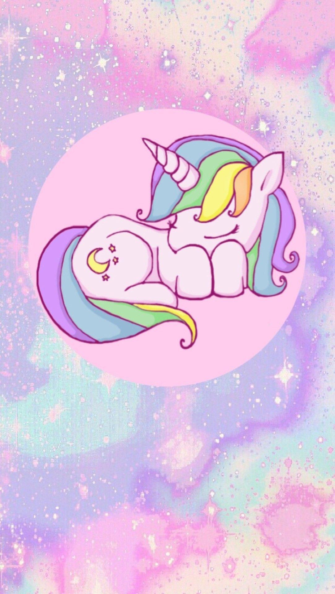 1082x1920 Cartoon Unicorn Wallpaper